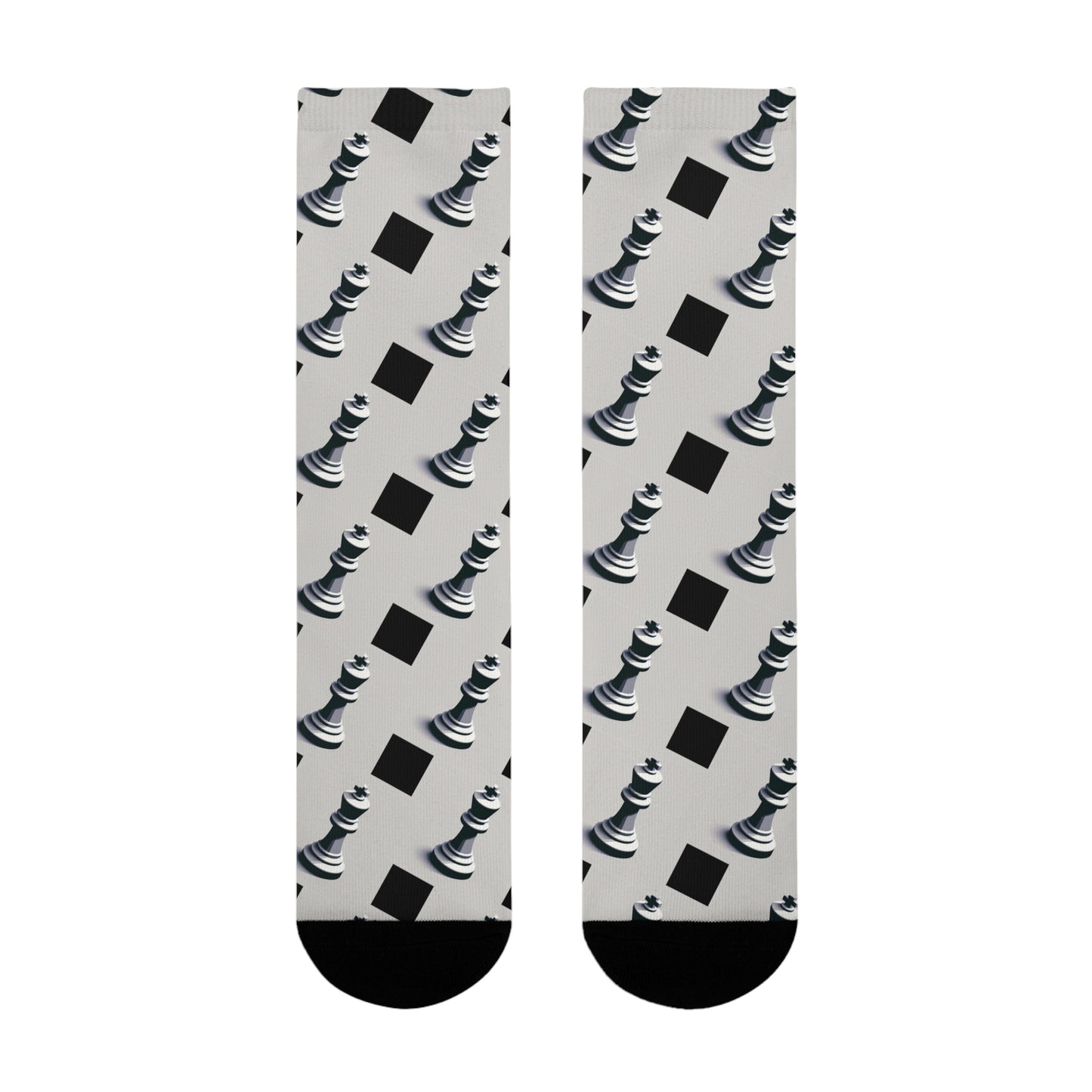 Fun Socks | Chess themed | Cool & Stylish Sublimation Crew Socks (EU)