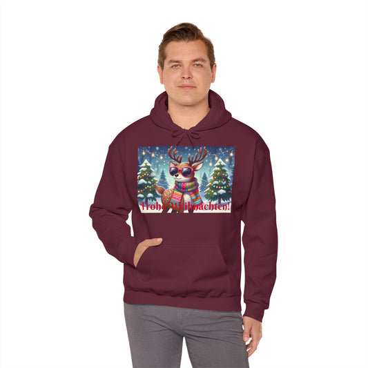 Men's Hooded Sweatshirt - Frohe Weihnachten!