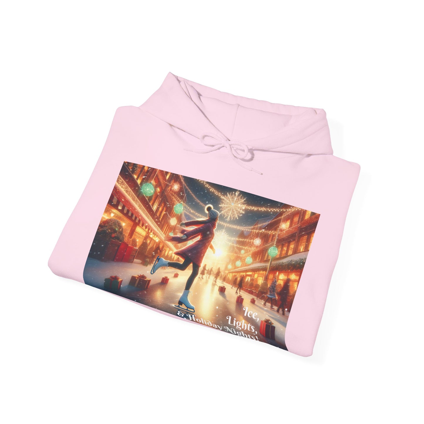 Women's Hooded Sweatshirt - Ice, Lights, & Holiday Nights!