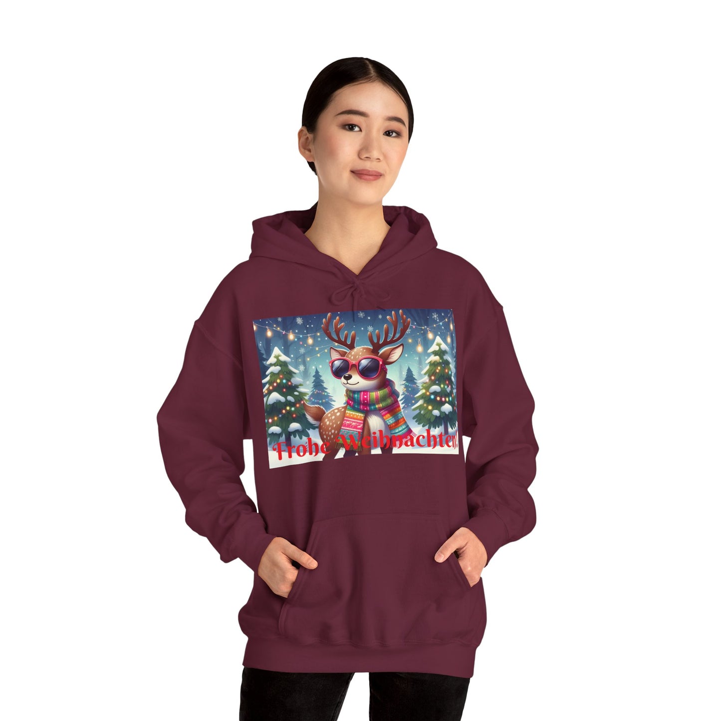Women's Hooded Sweatshirt - Frohe Weihnachten!
