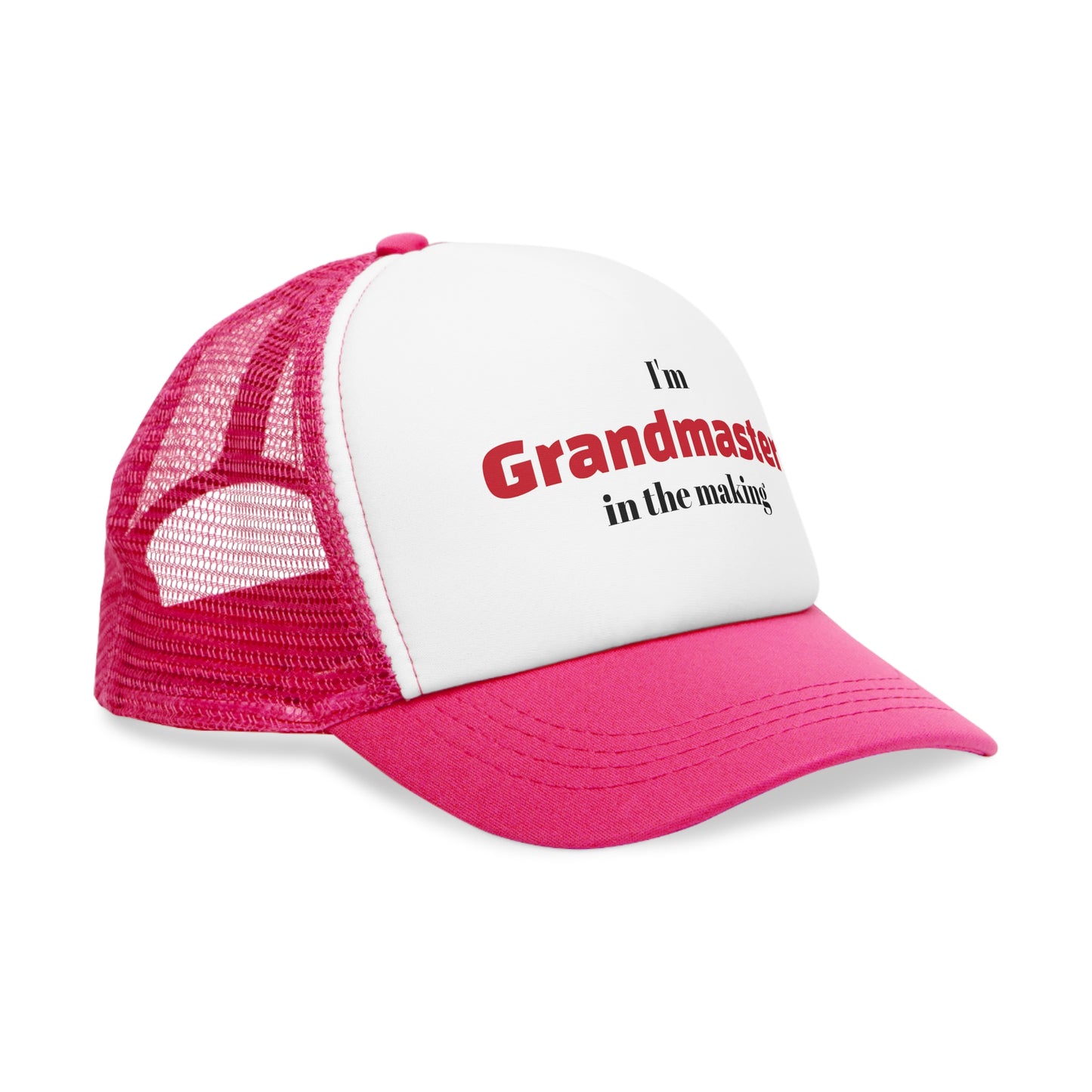 Cap | I'm Grandmaster in the making | Chess themed | Cool & Bold | Mesh Cap