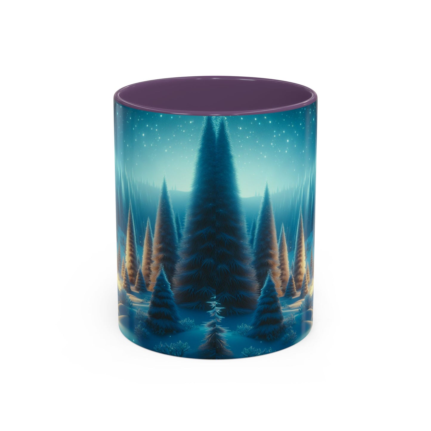 Coffee Mug Snowy Forest Scene