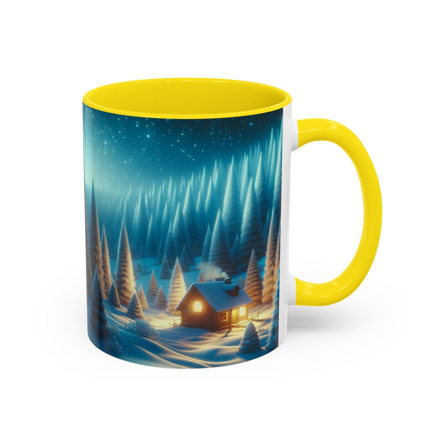 Coffee Mug Snowy Forest Scene