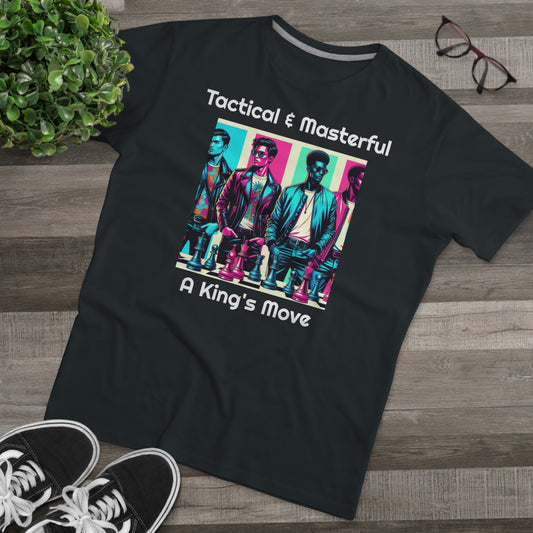 Men's T-Shirt | Tactical & Masterful - A King's Move | Bold & Stylish | Chess Themed | Men's Modern-fit Tee