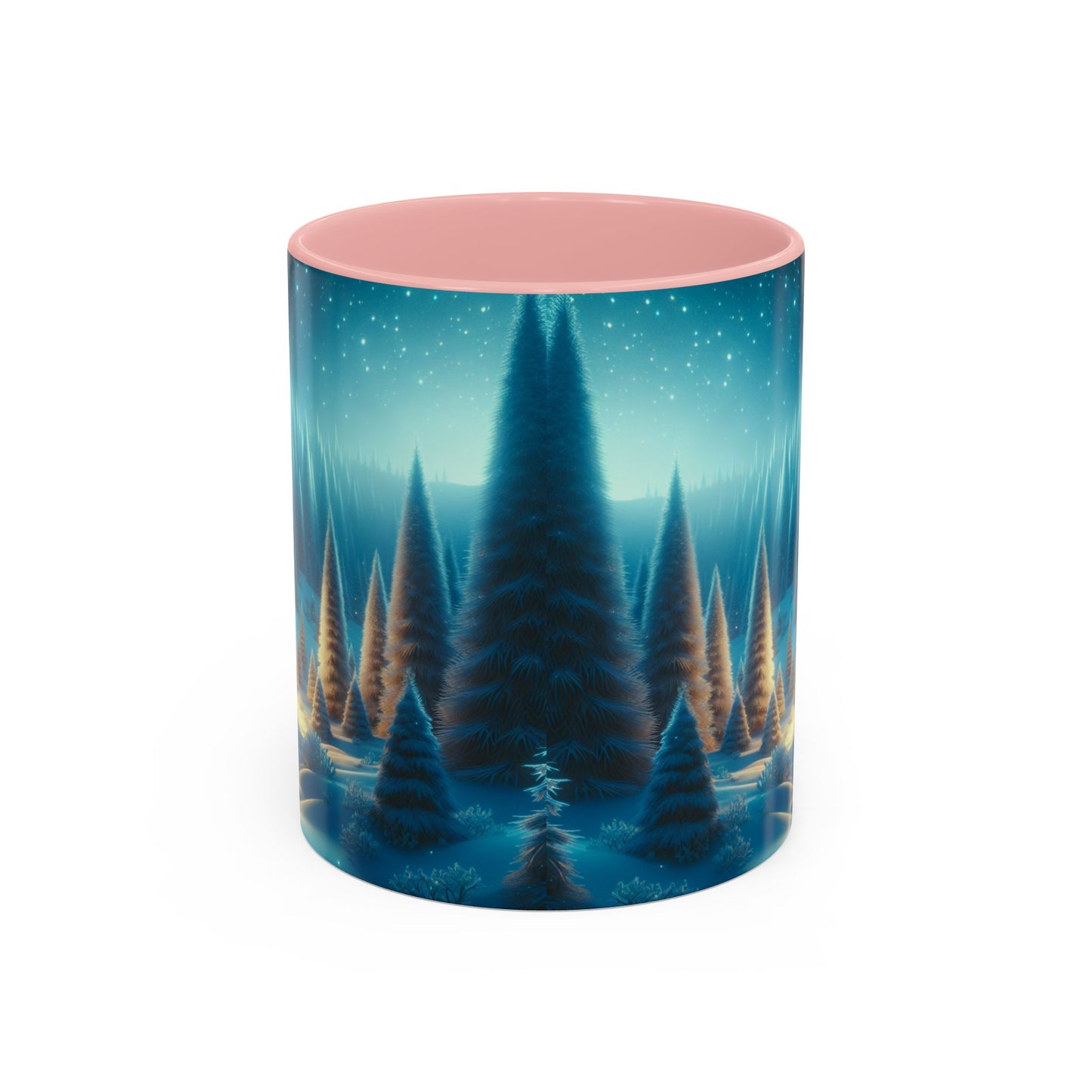 Coffee Mug Snowy Forest Scene