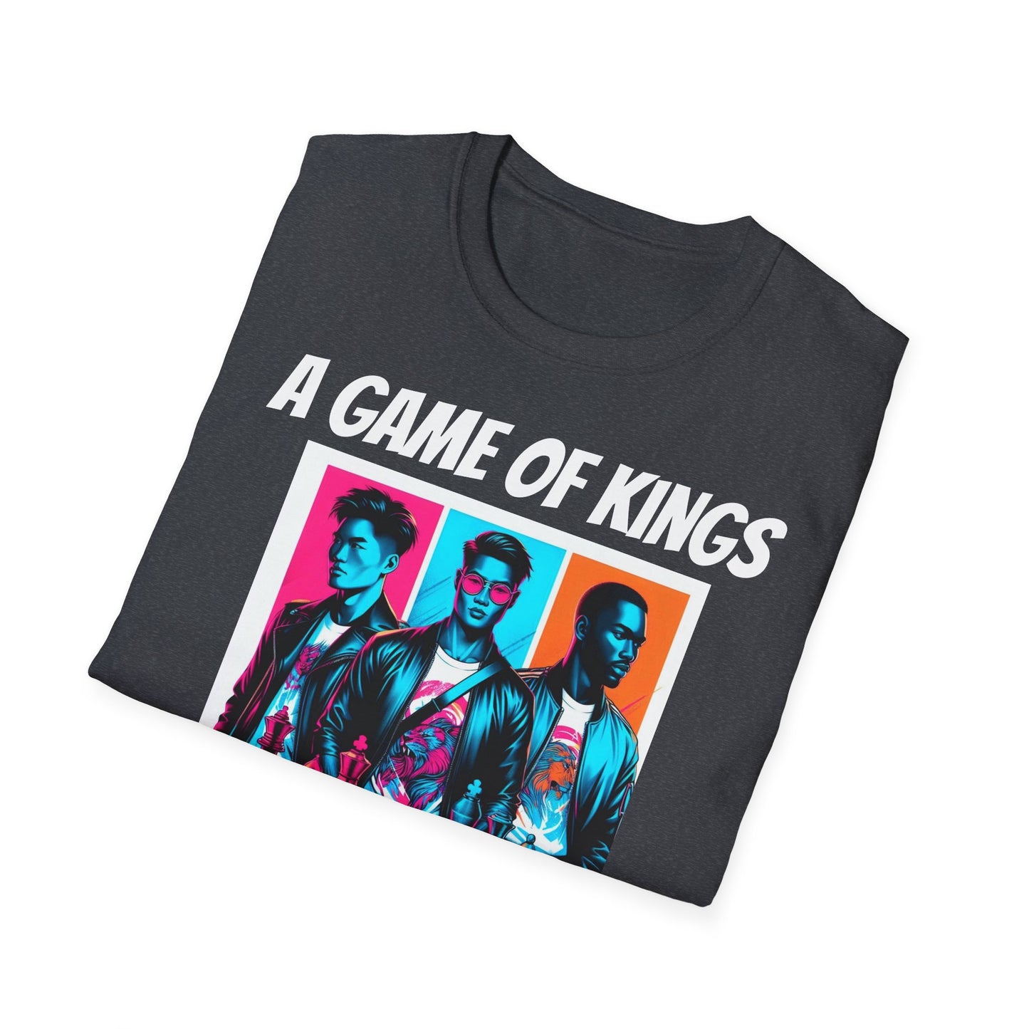 Men's T-Shirt | A Game of Kings. A Game for Kings | Bold & Stylish | Chess Themed | Men's Softstyle T-Shirt