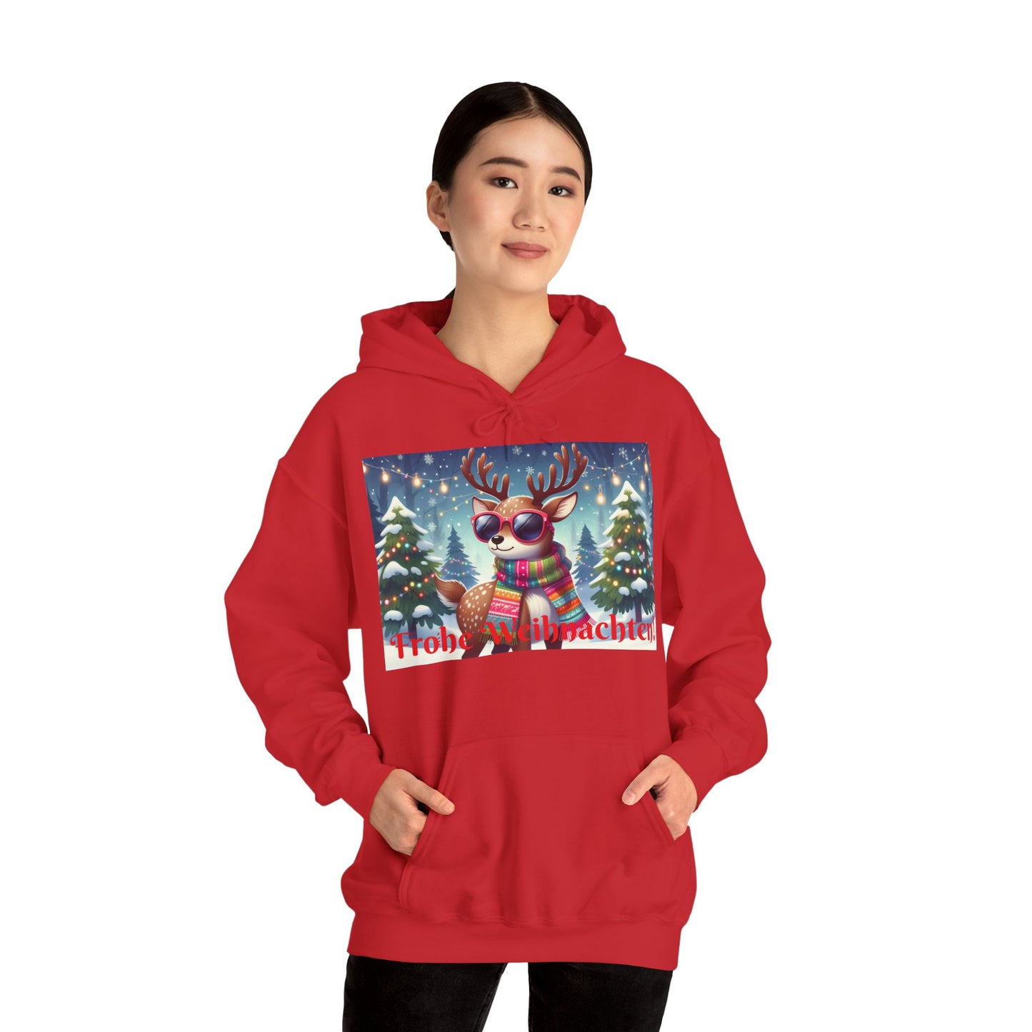 Women's Hooded Sweatshirt - Frohe Weihnachten!