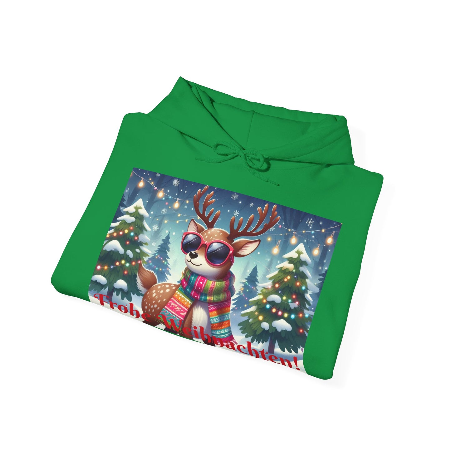 Men's Hooded Sweatshirt - Frohe Weihnachten!
