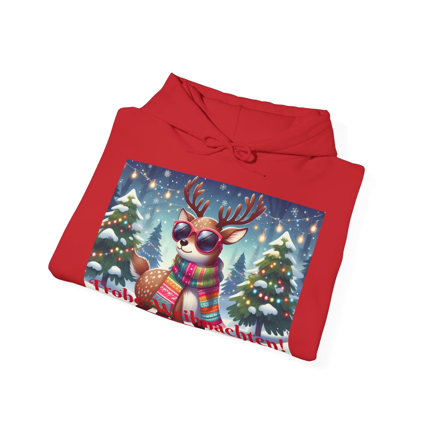 Men's Hooded Sweatshirt - Frohe Weihnachten!
