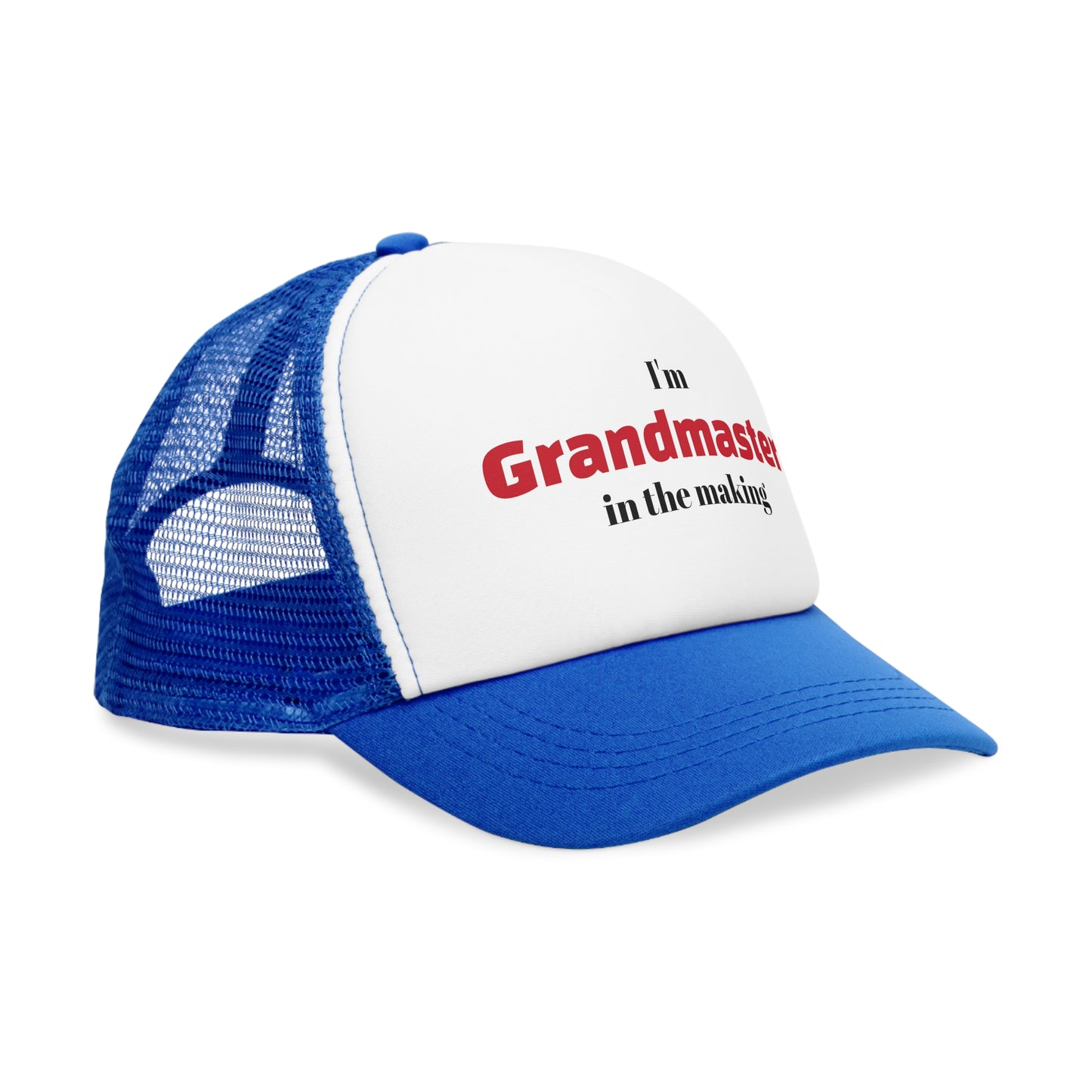 Cap | I'm Grandmaster in the making | Chess themed | Cool & Bold | Mesh Cap