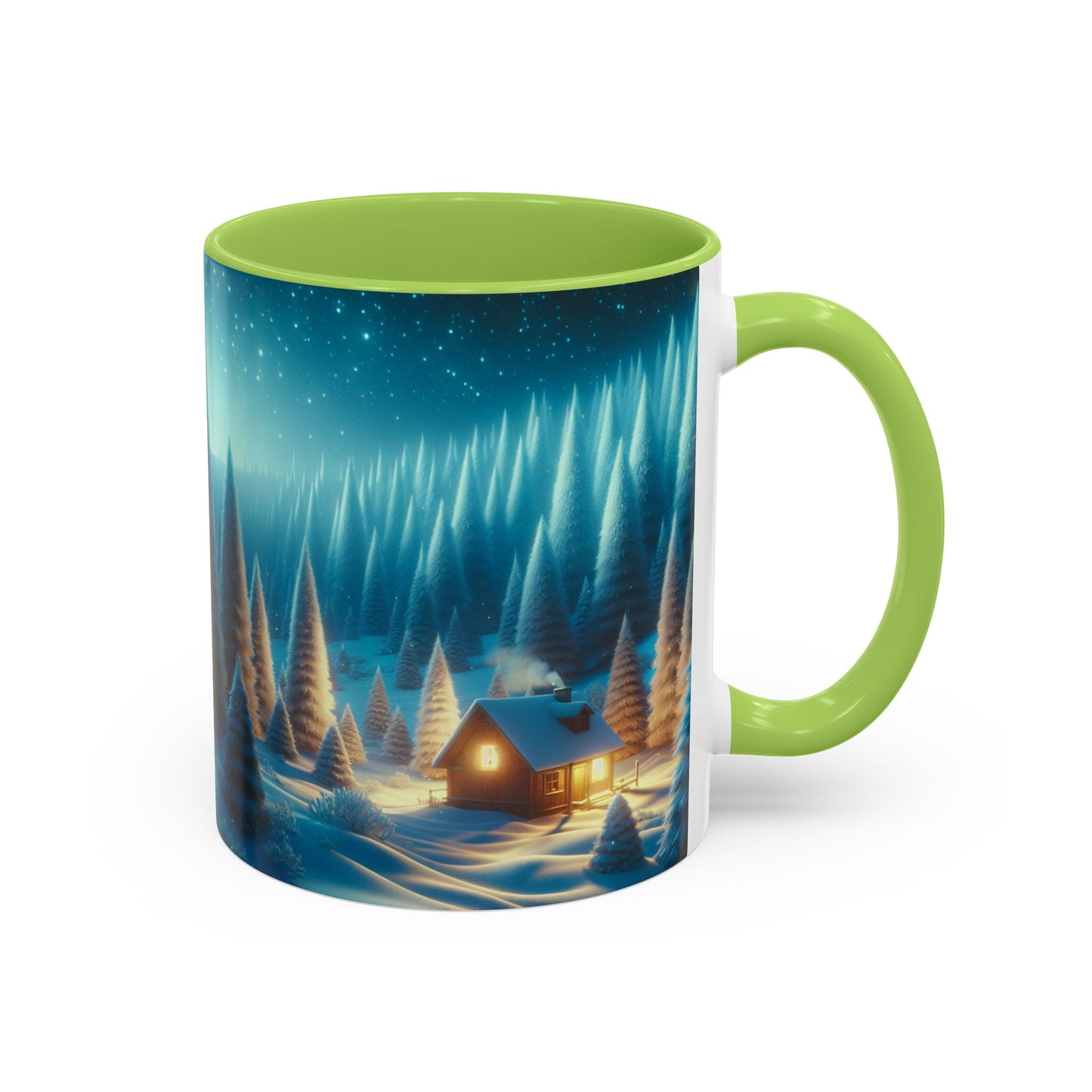 Coffee Mug Snowy Forest Scene