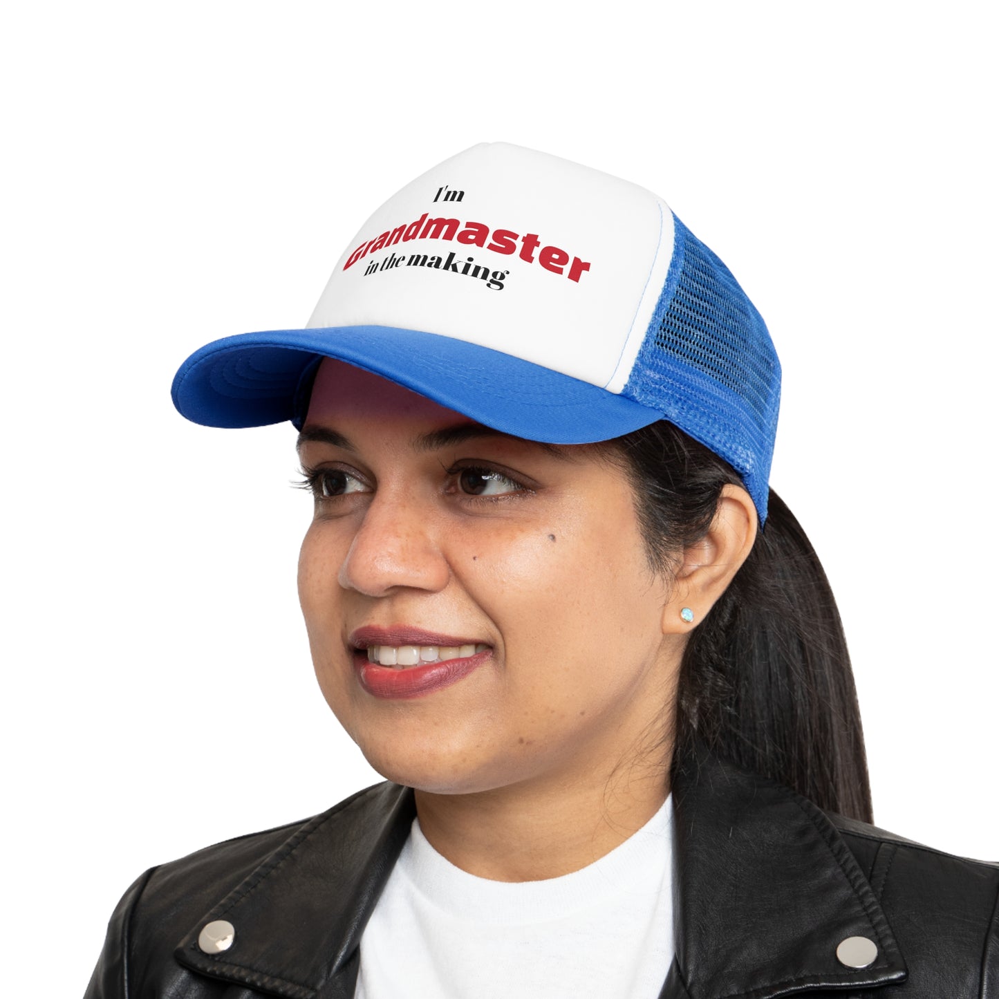 Cap | I'm Grandmaster in the making | Chess themed | Cool & Bold | Mesh Cap