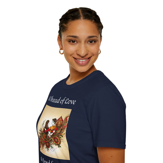 Women's T Shirt | A Thread of Love. A Bond for Life | Brother & Sister | India themed | Women's Softstyle T-Shirt