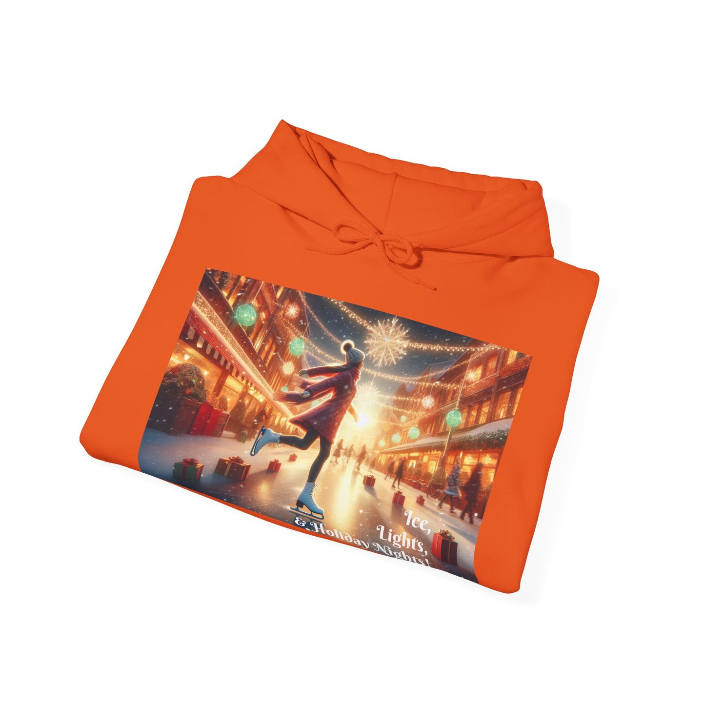 Women's Hooded Sweatshirt - Ice, Lights, & Holiday Nights!