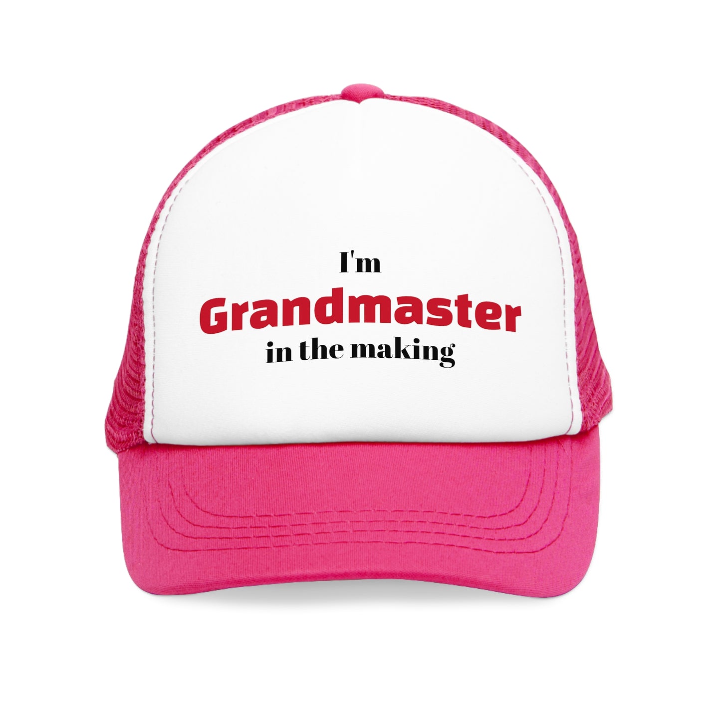 Cap | I'm Grandmaster in the making | Chess themed | Cool & Bold | Mesh Cap