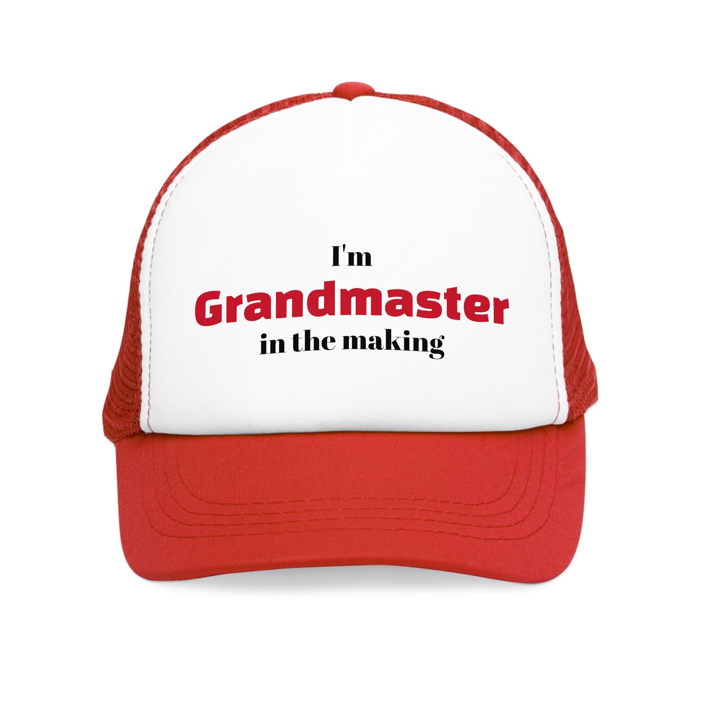 Cap | I'm Grandmaster in the making | Chess themed | Cool & Bold | Mesh Cap