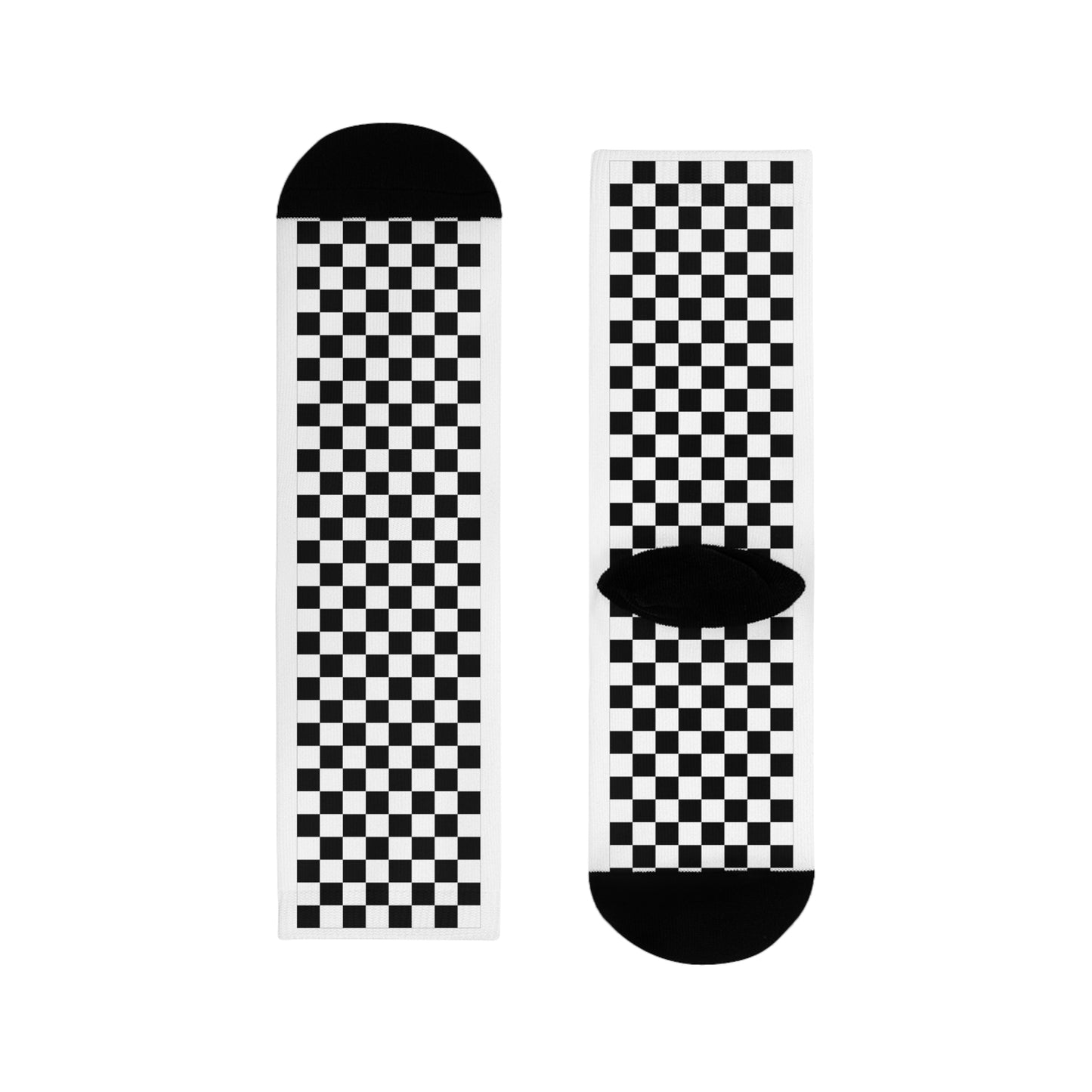 Fun Socks | Chess themed | Cool & Stylish Sublimation Crew Socks (EU)