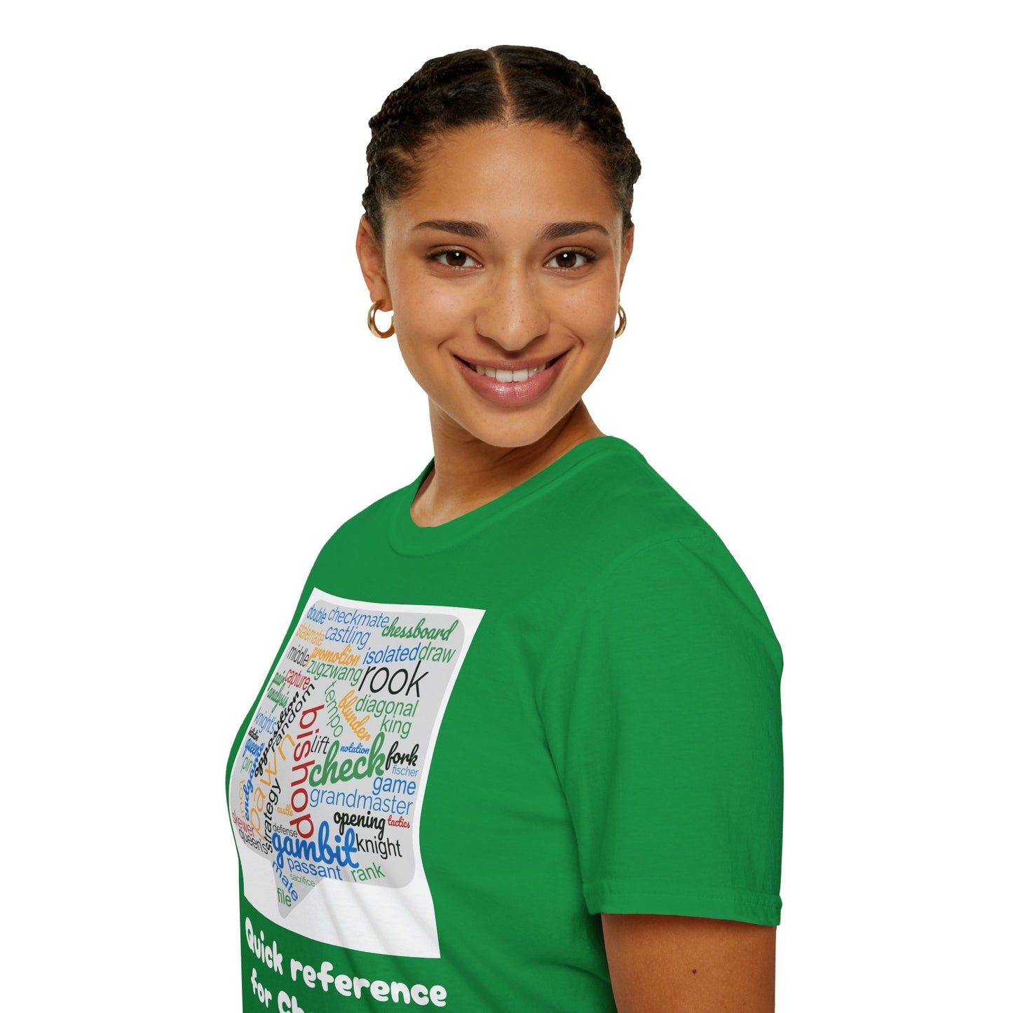 Women's T-Shirt | Quick Reference for Chess Talk | Funny | Chess themed | Women's Softstyle T-Shirt