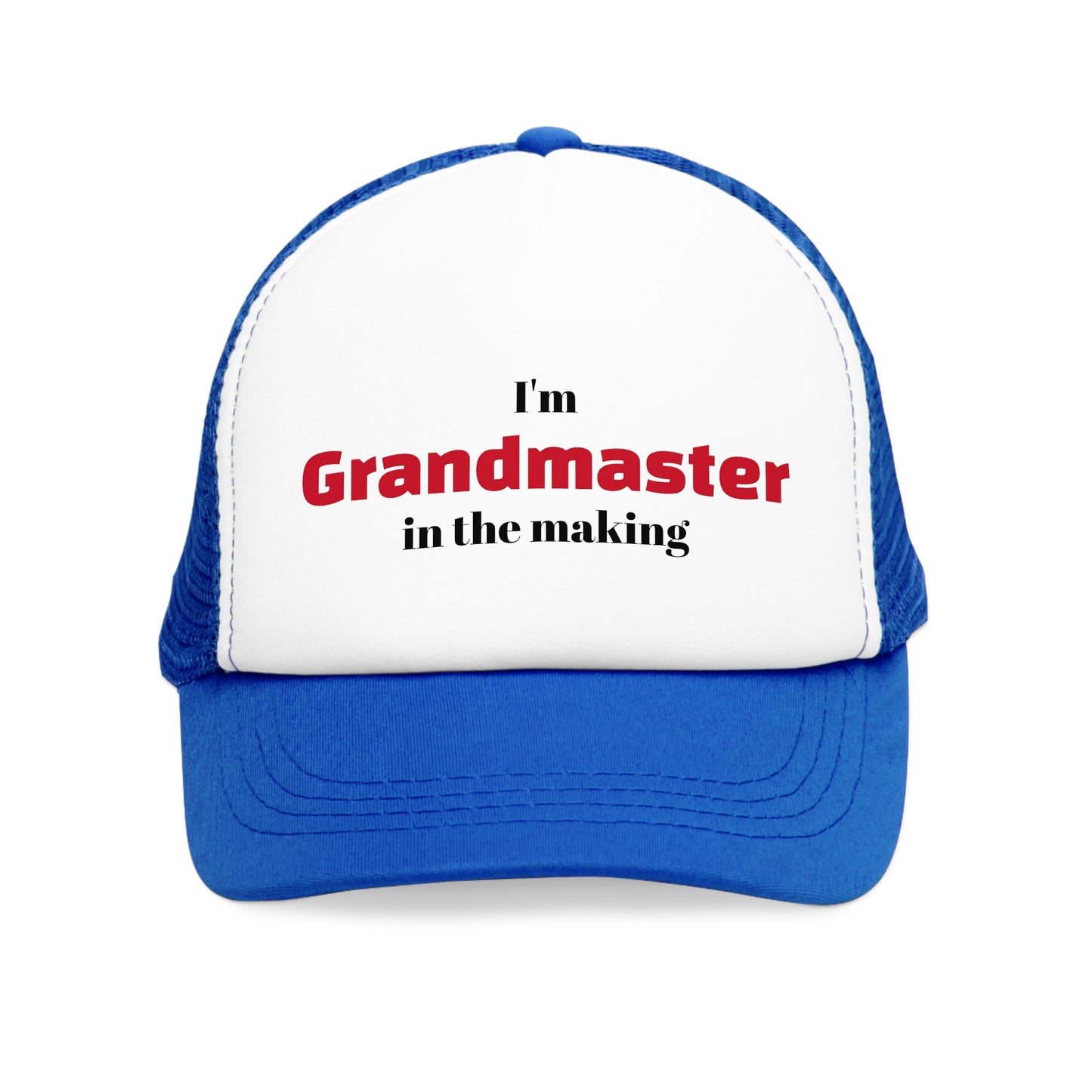 Cap | I'm Grandmaster in the making | Chess themed | Cool & Bold | Mesh Cap
