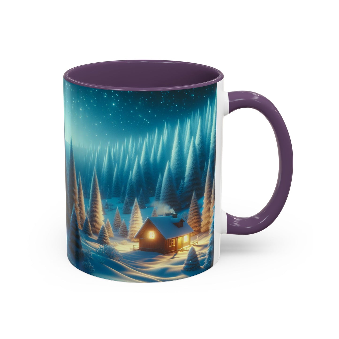 Coffee Mug Snowy Forest Scene