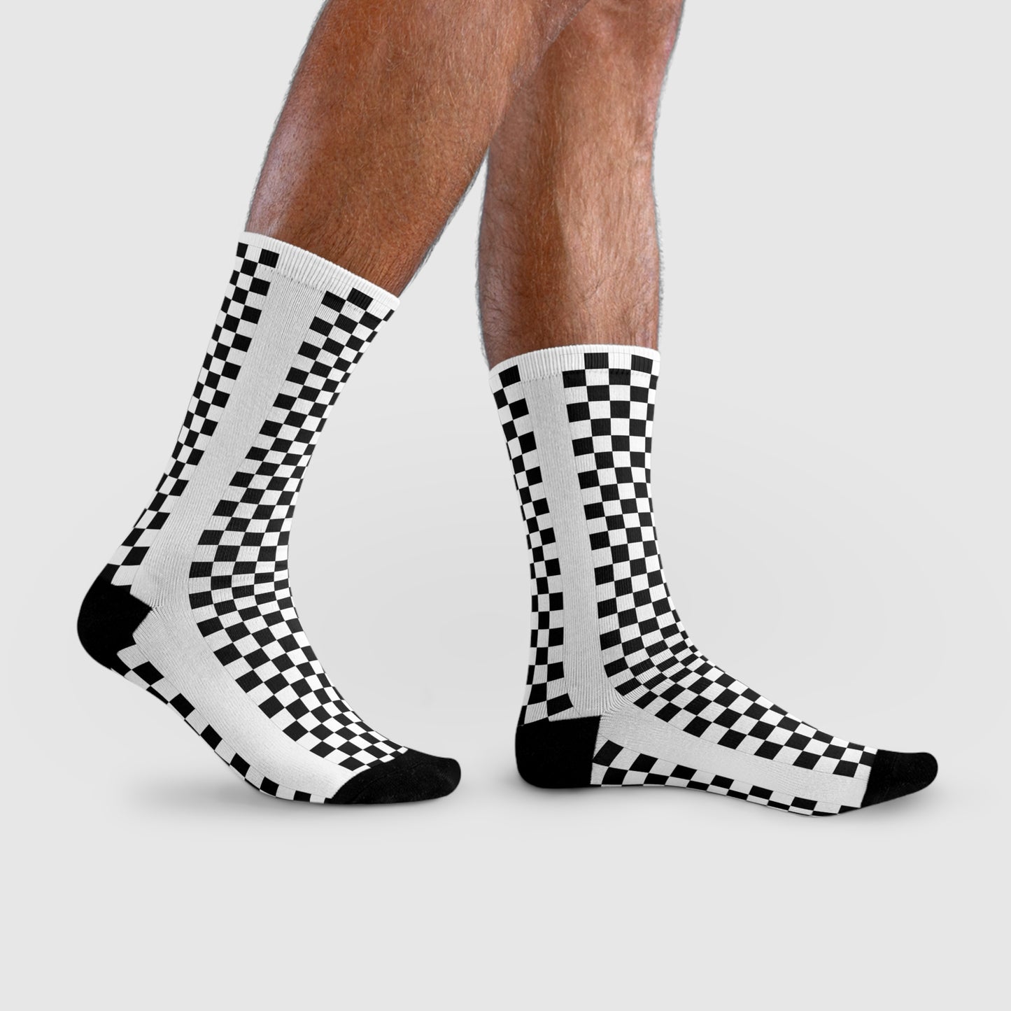Fun Socks | Chess themed | Cool & Stylish Sublimation Crew Socks (EU)