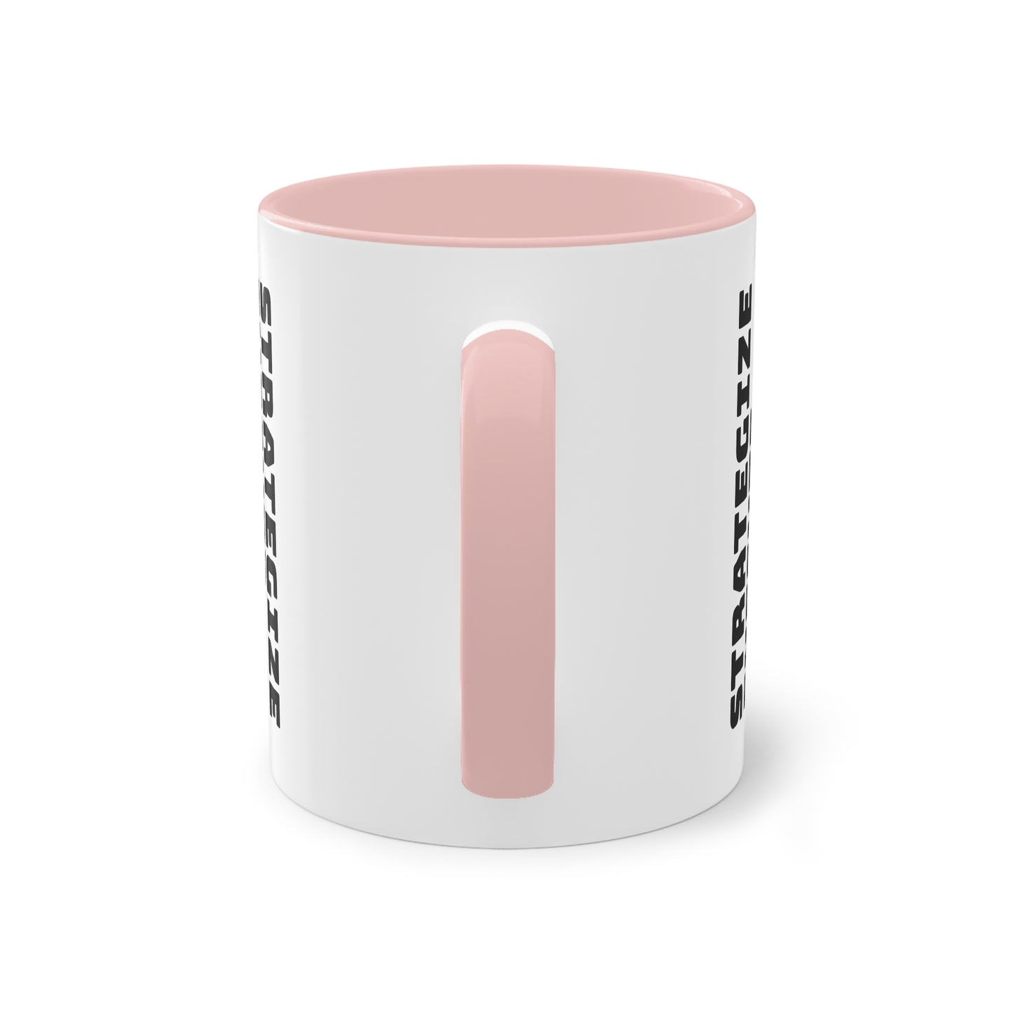 Coffee Mug | Chess themed Coffee Mug | Strategize. Execute. Dominate. Coffee Mug | Two-Tone Coffee Mug, 11oz