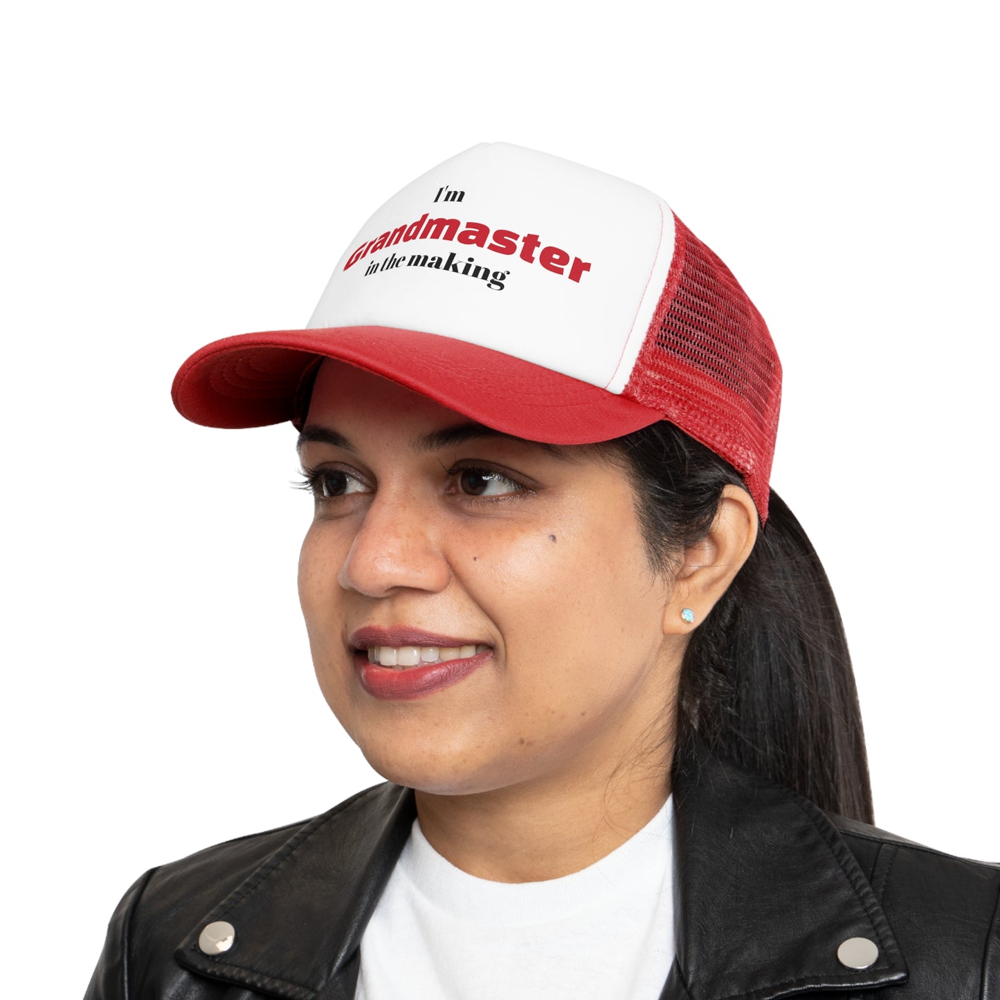 Cap | I'm Grandmaster in the making | Chess themed | Cool & Bold | Mesh Cap