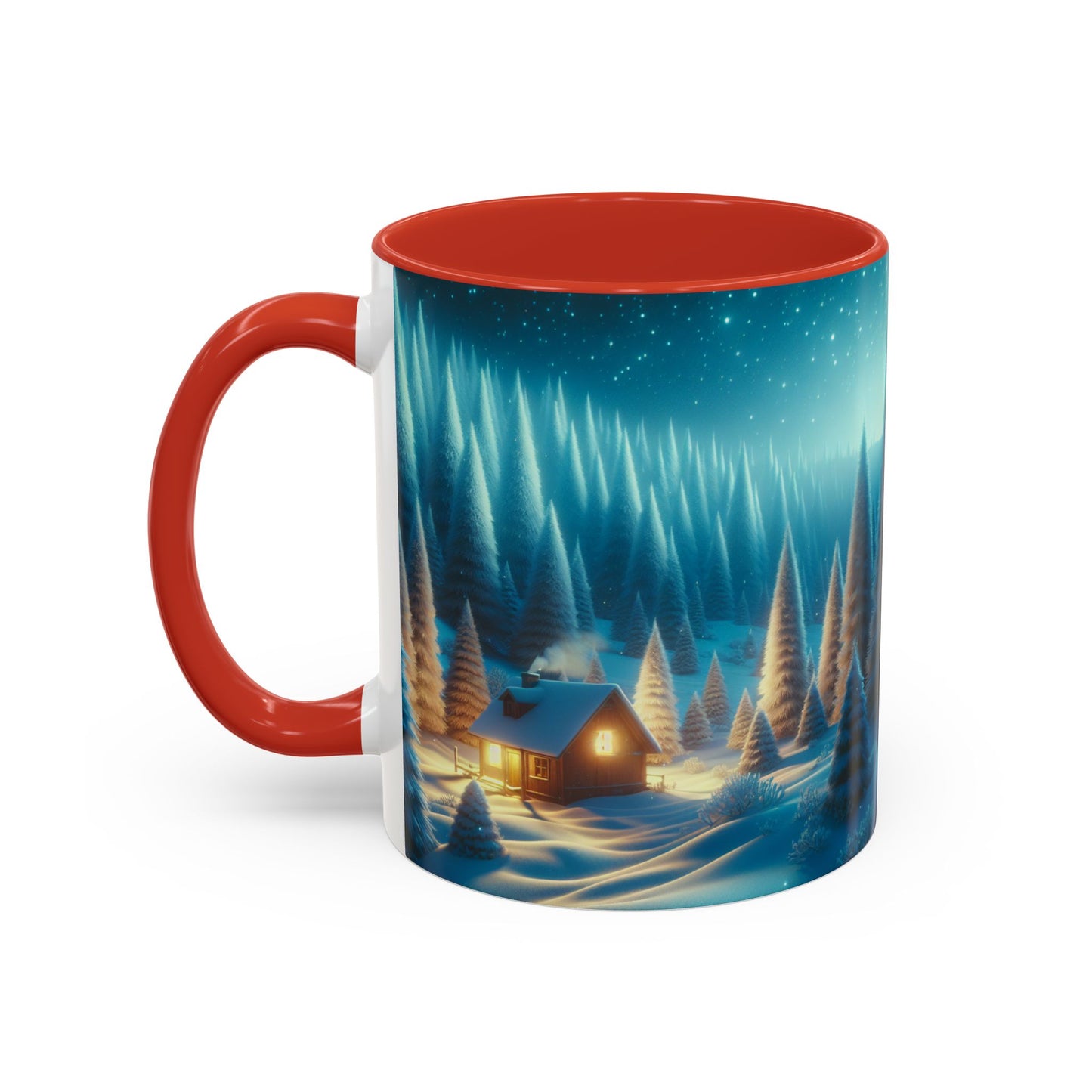 Coffee Mug Snowy Forest Scene