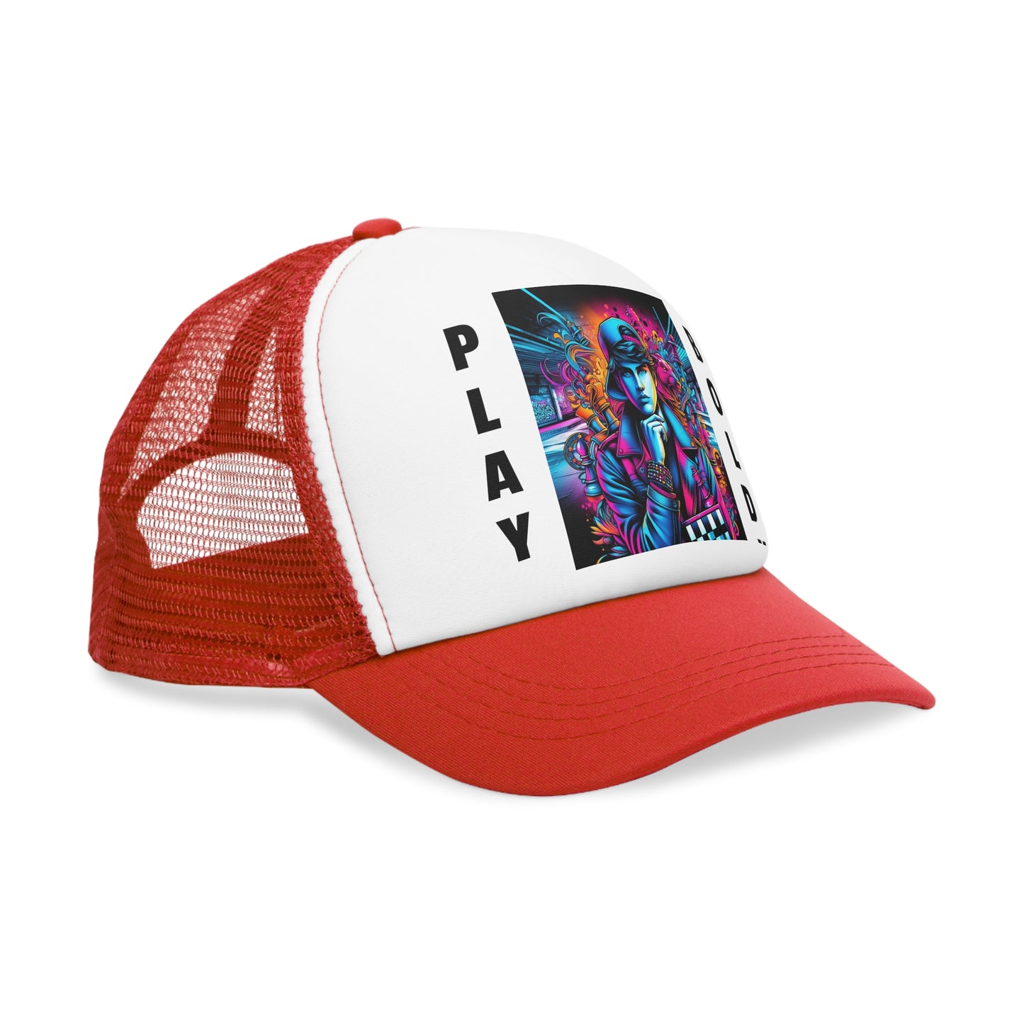 Men's Cap | Boys' Cap | Play Bold | Chess Themed | Cool & Stylish | Mesh Cap