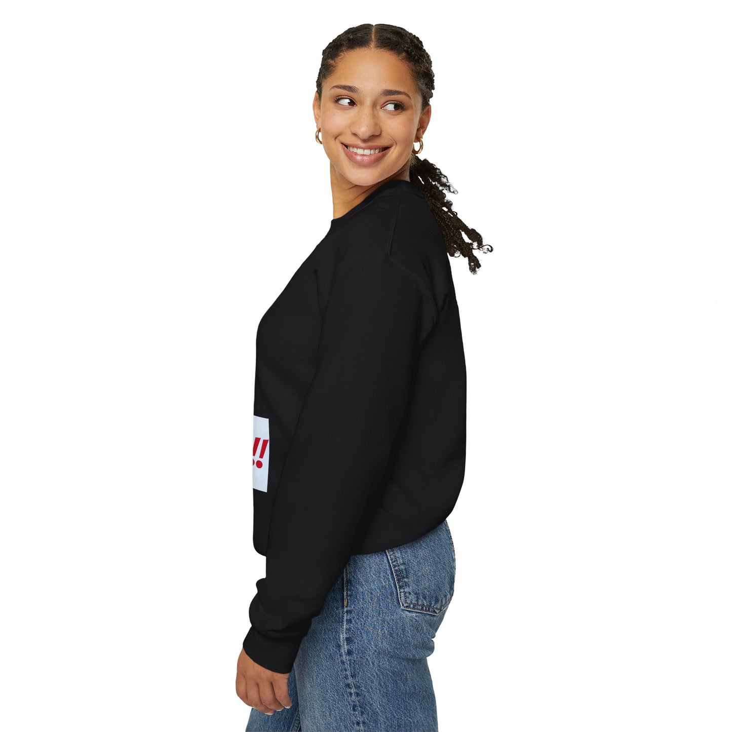 Women's Sweatshirt - 'You cant scare me, I have 2 daughters' Mom and Daughters WordArt Design #02