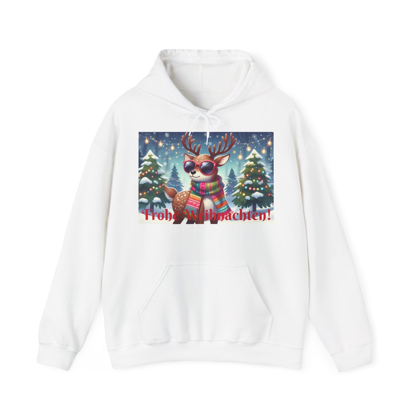 Men's Hooded Sweatshirt - Frohe Weihnachten!
