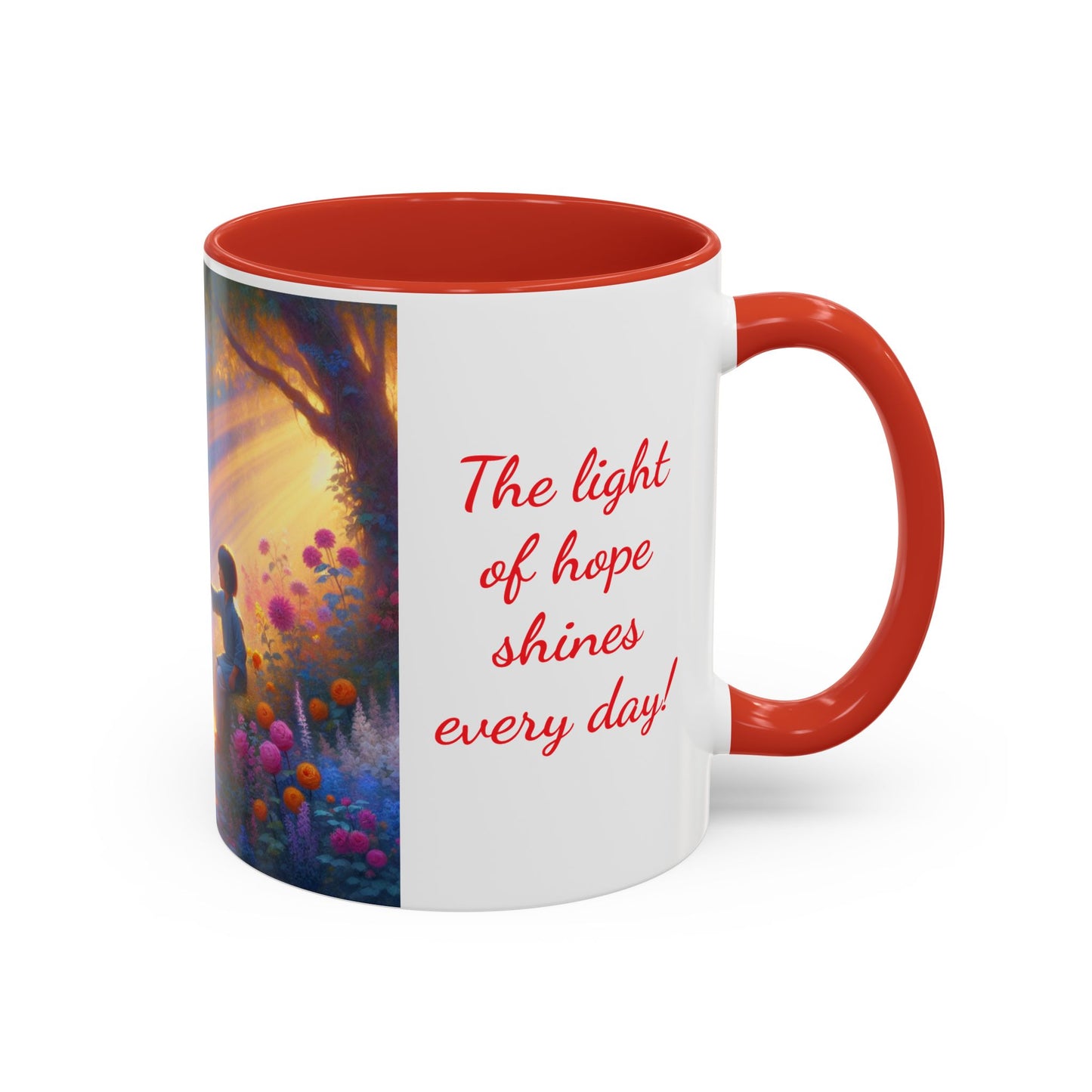 Coffee Mug | Light of Hope | Accent Coffee Mug