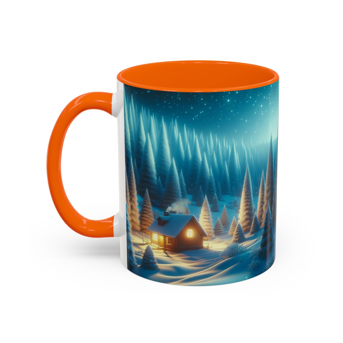 Coffee Mug Snowy Forest Scene