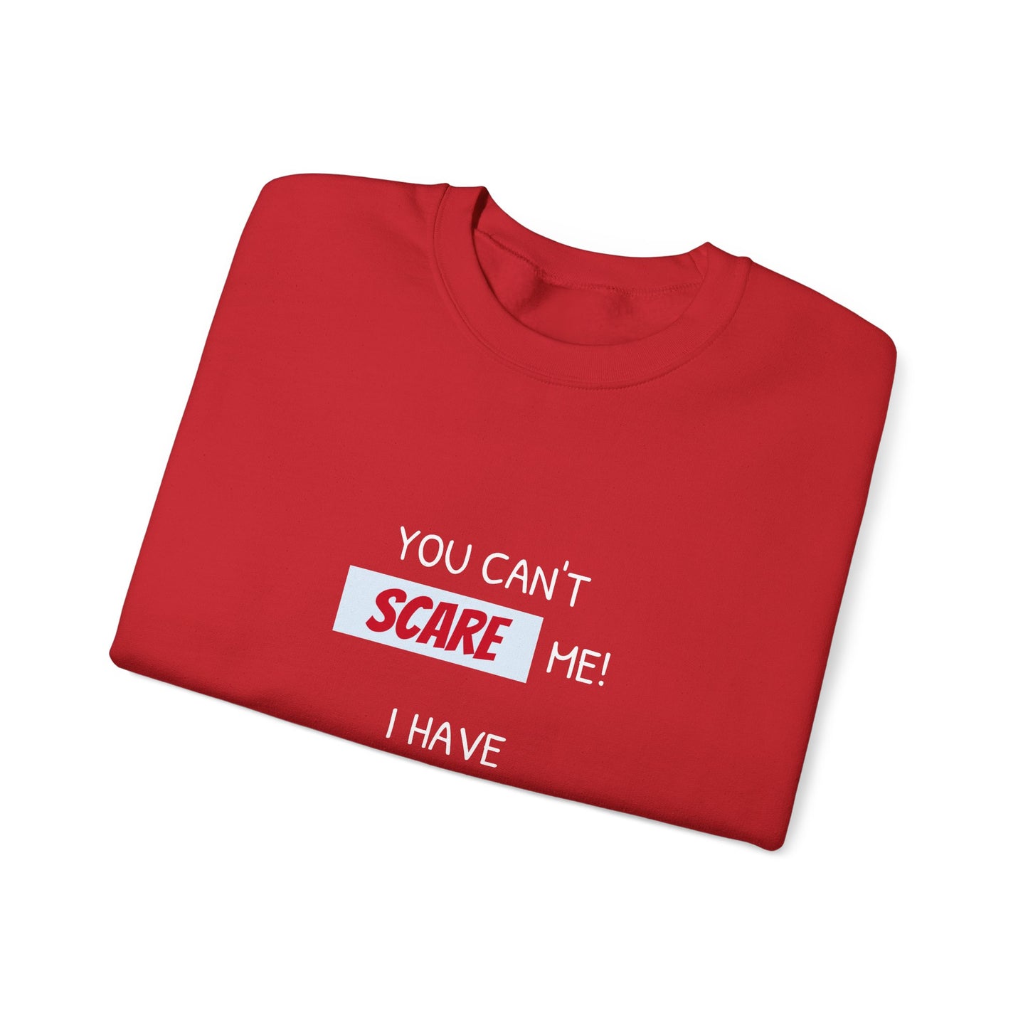 'You cant scare me, I have a son' Mom and Son WordArt Design #04
