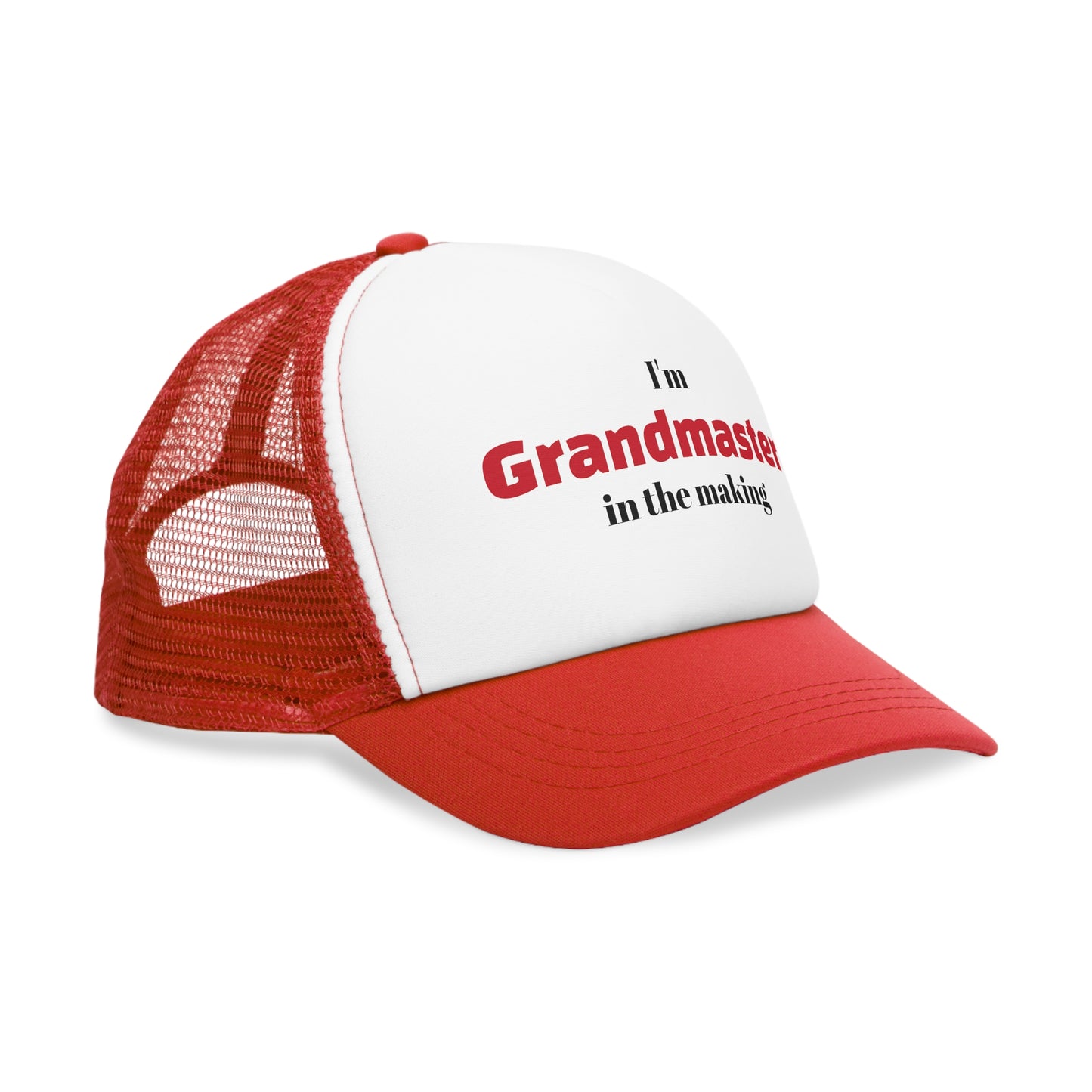 Cap | I'm Grandmaster in the making | Chess themed | Cool & Bold | Mesh Cap