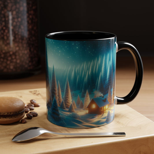 Coffee Mug Snowy Forest Scene