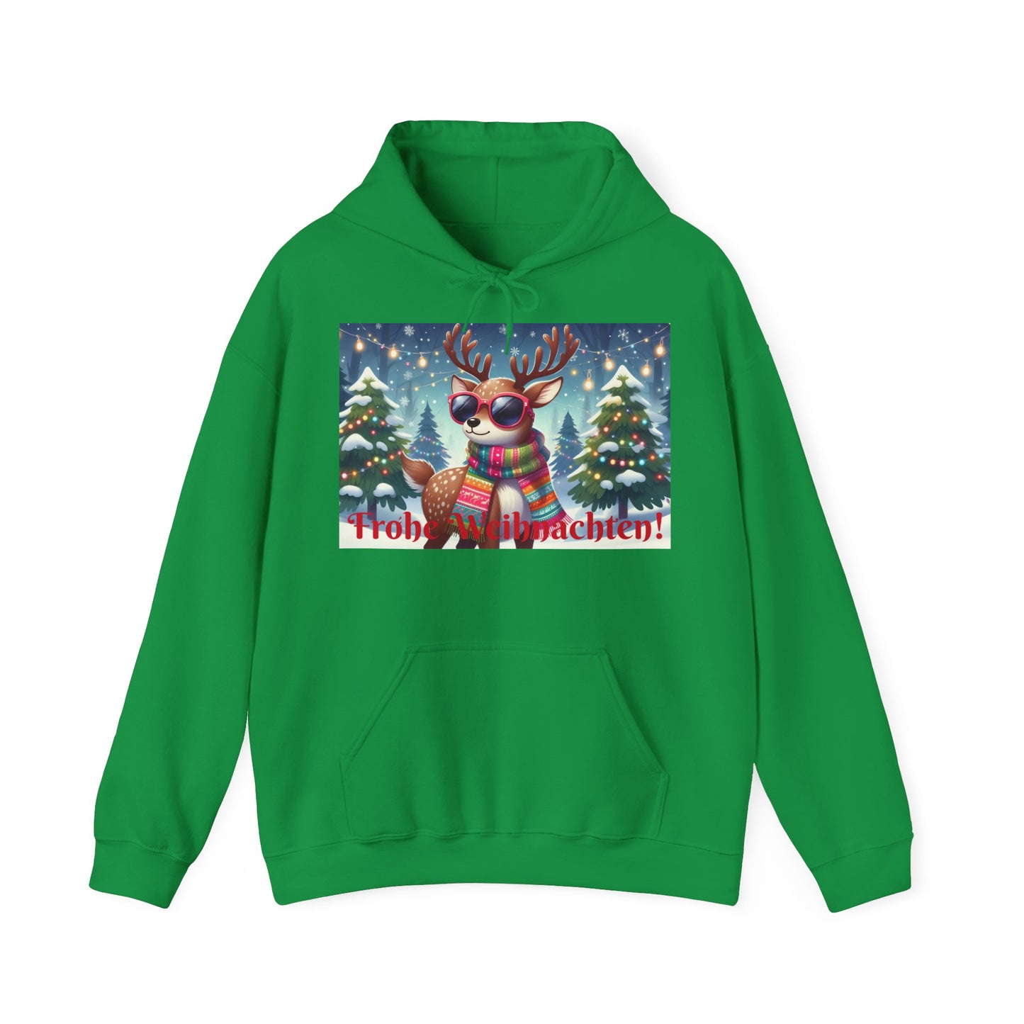 Men's Hooded Sweatshirt - Frohe Weihnachten!