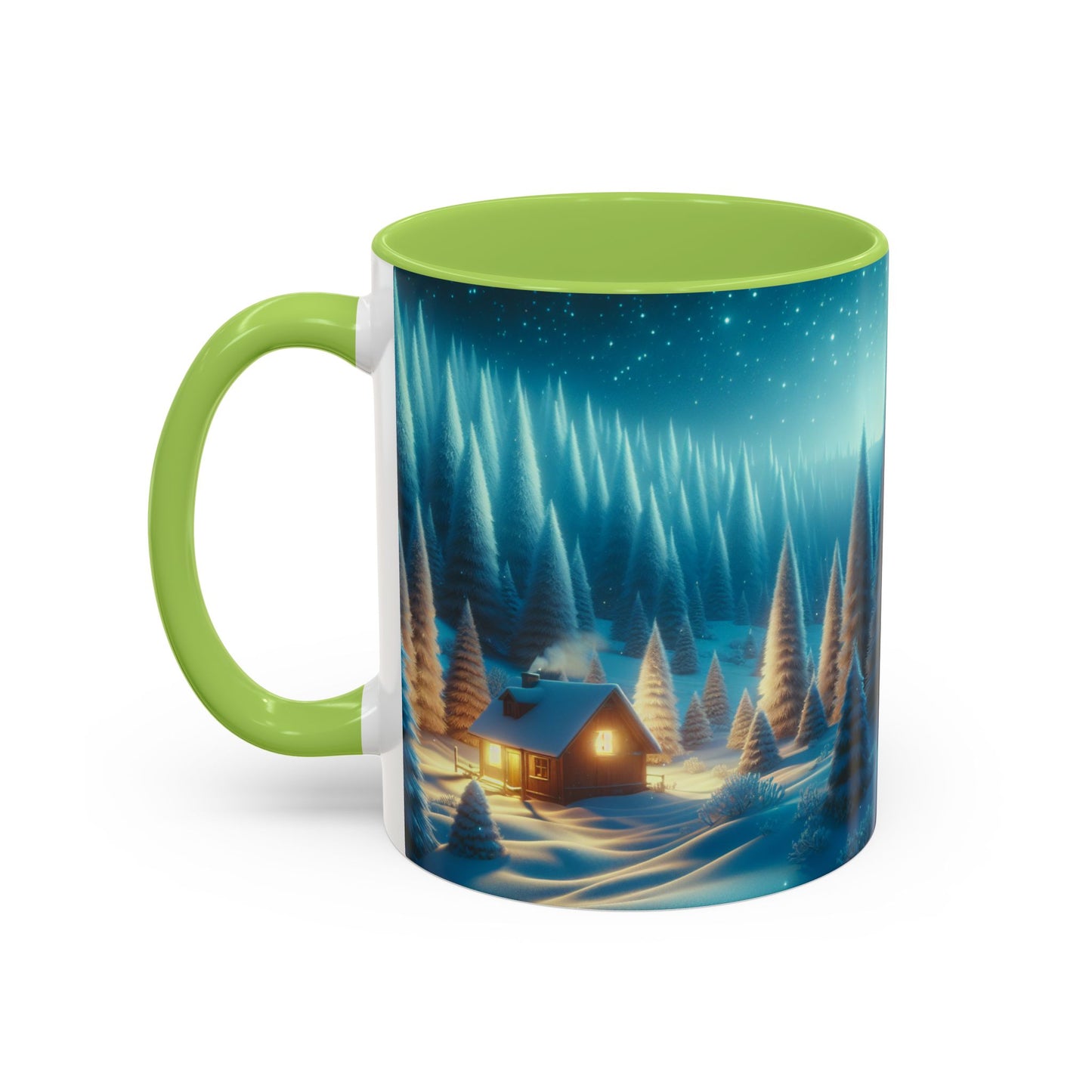 Coffee Mug Snowy Forest Scene