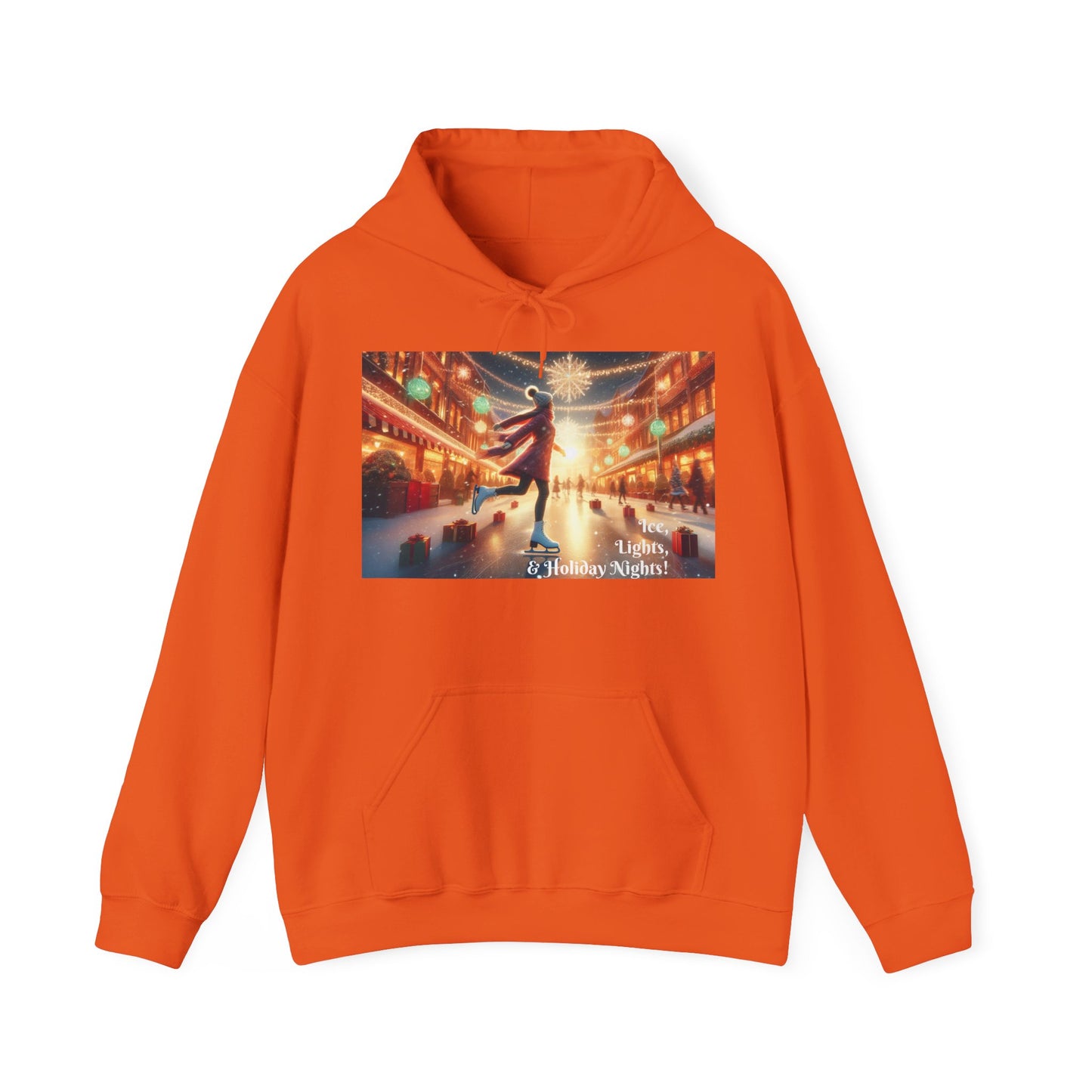 Women's Hooded Sweatshirt - Ice, Lights, & Holiday Nights!