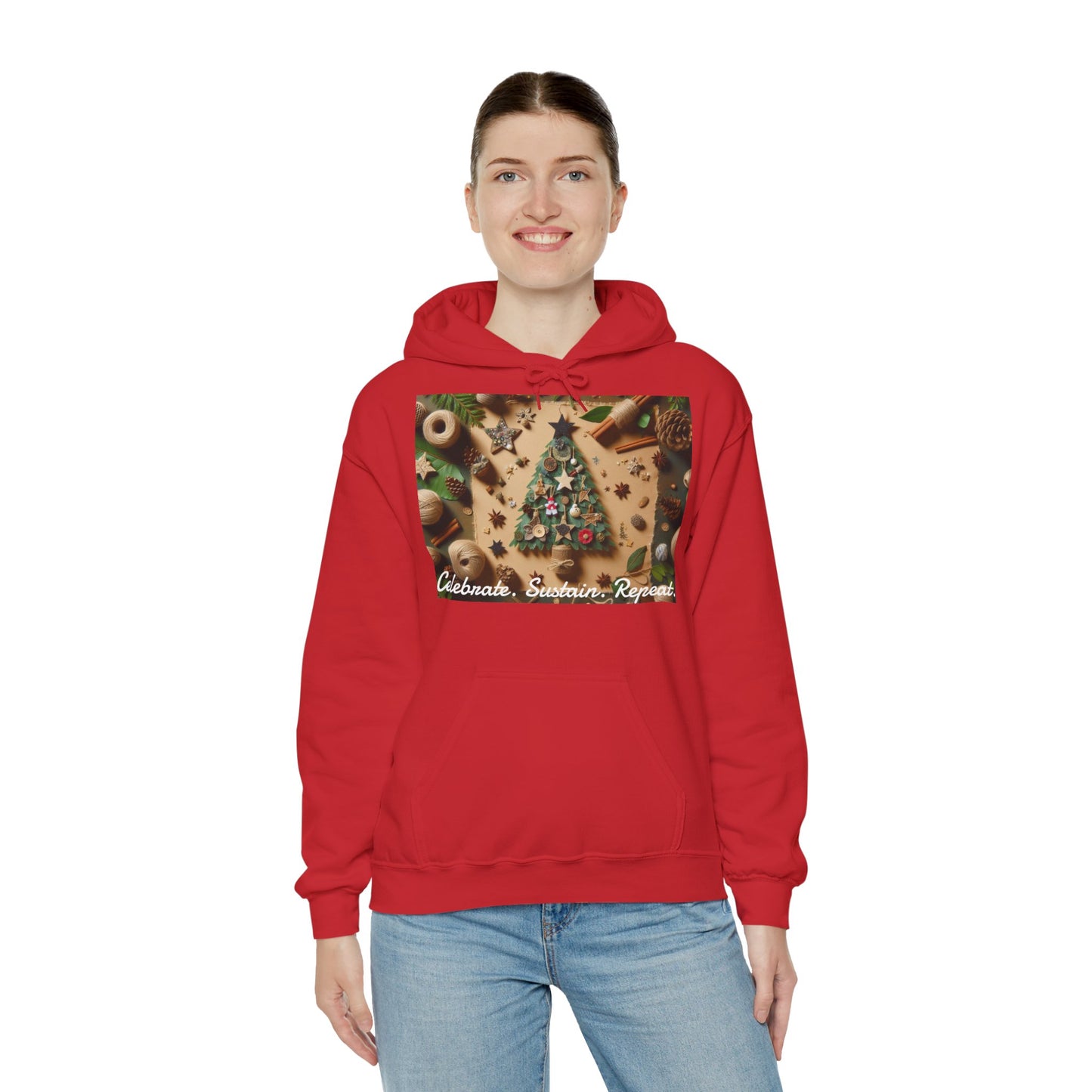 XXXL+ | Women's Hooded Sweatshirt - Celebrate. Sustain. Repeat.