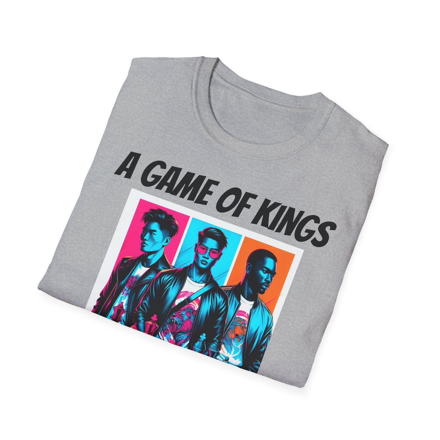 Men's T-Shirt | A Game of Kings. A Game for Kings | Bold & Stylish | Chess Themed | Men's Softstyle T-Shirt