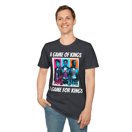 Men's T-Shirt | A Game of Kings. A Game for Kings | Bold & Stylish | Chess Themed | Men's Softstyle T-Shirt