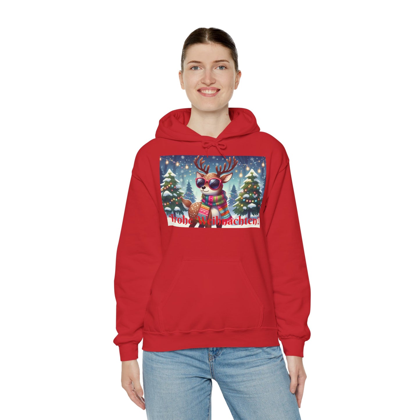 Women's Hooded Sweatshirt - Frohe Weihnachten!