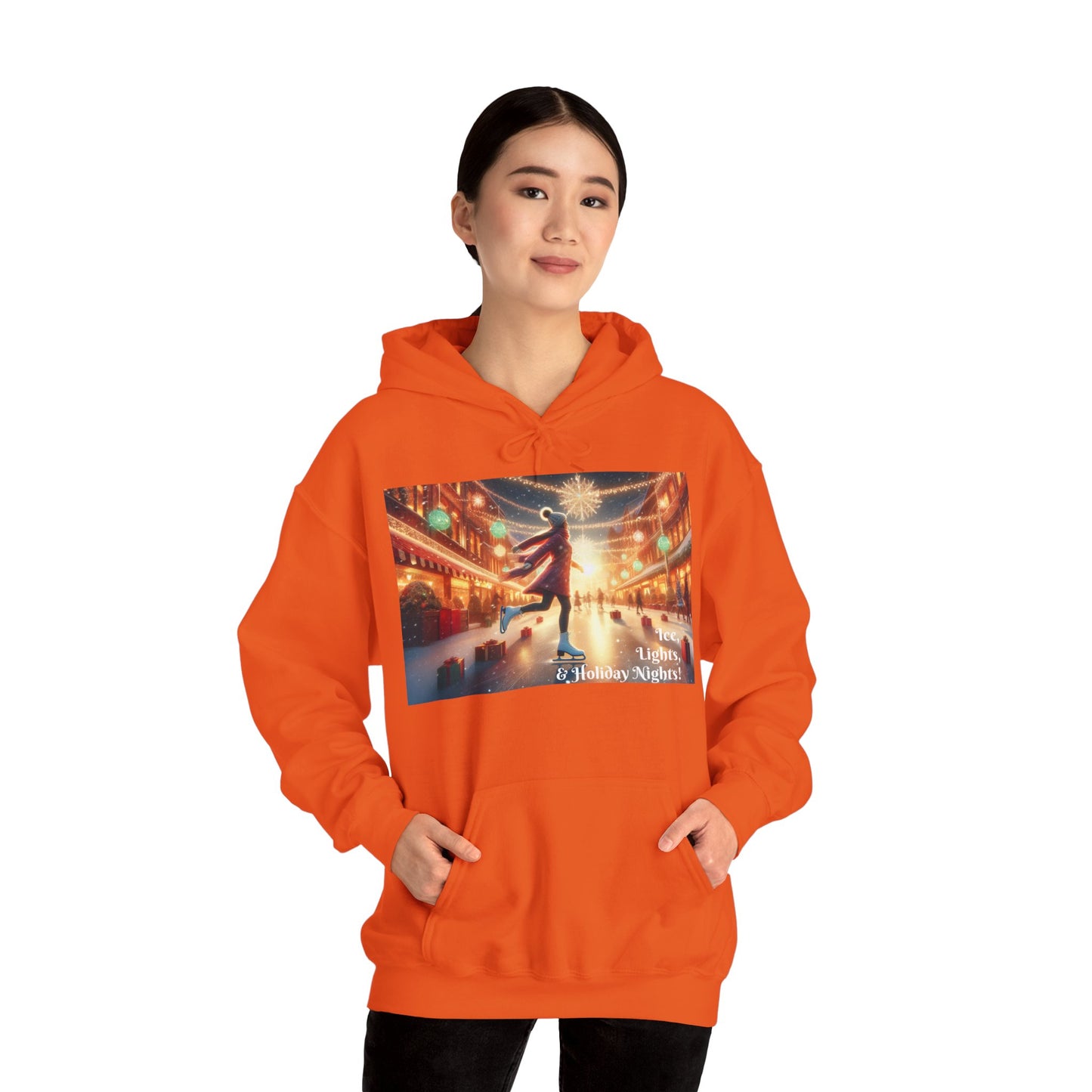 Women's Hooded Sweatshirt - Ice, Lights, & Holiday Nights!