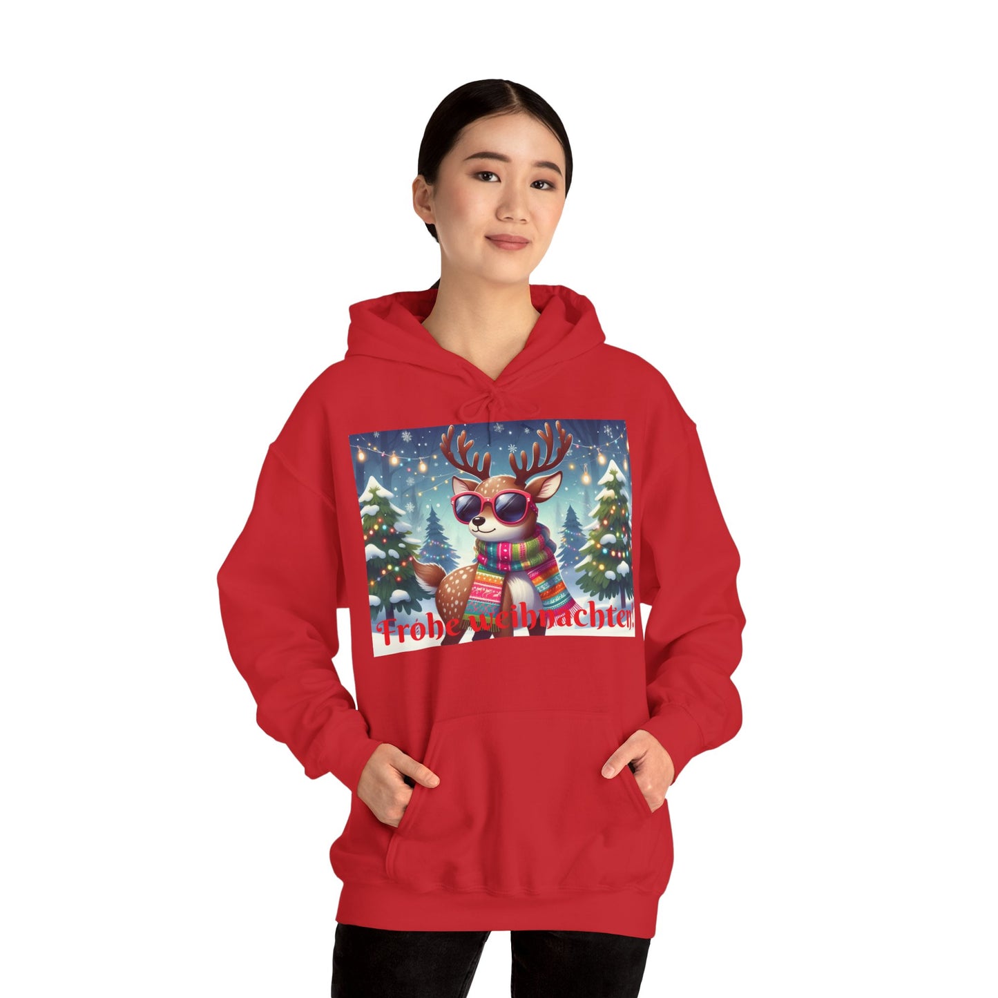 XXXL+ | Women's Hooded Sweatshirt - Frohe Weihnachten!