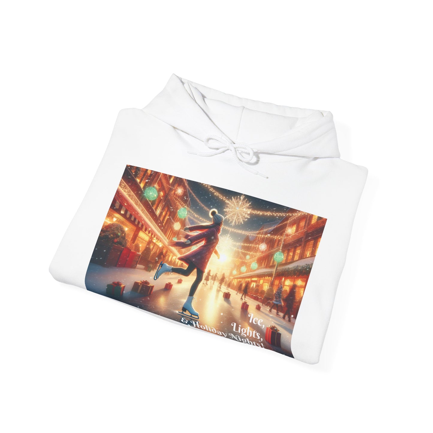 Women's Hooded Sweatshirt - Ice, Lights, & Holiday Nights!