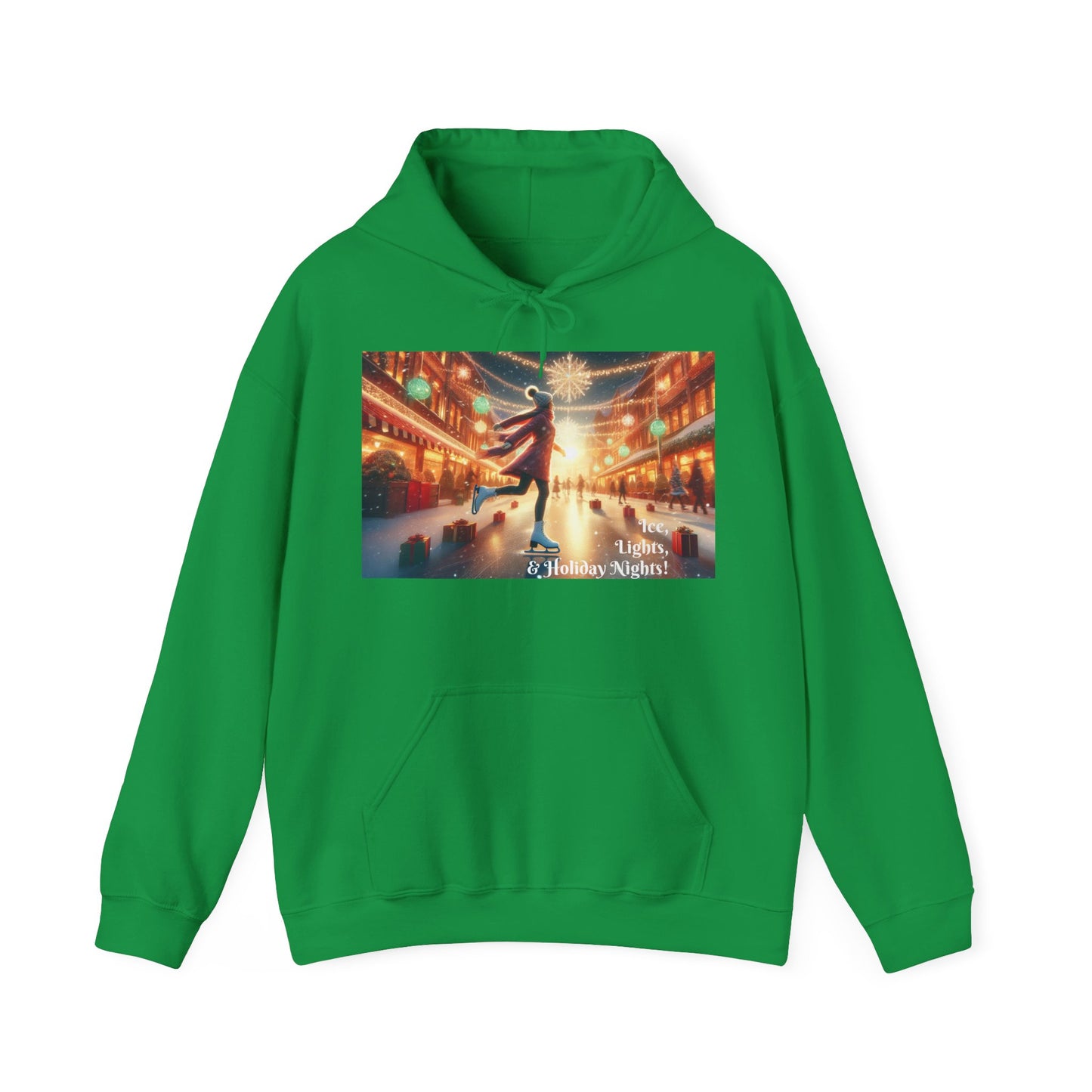 Women's Hooded Sweatshirt - Ice, Lights, & Holiday Nights!