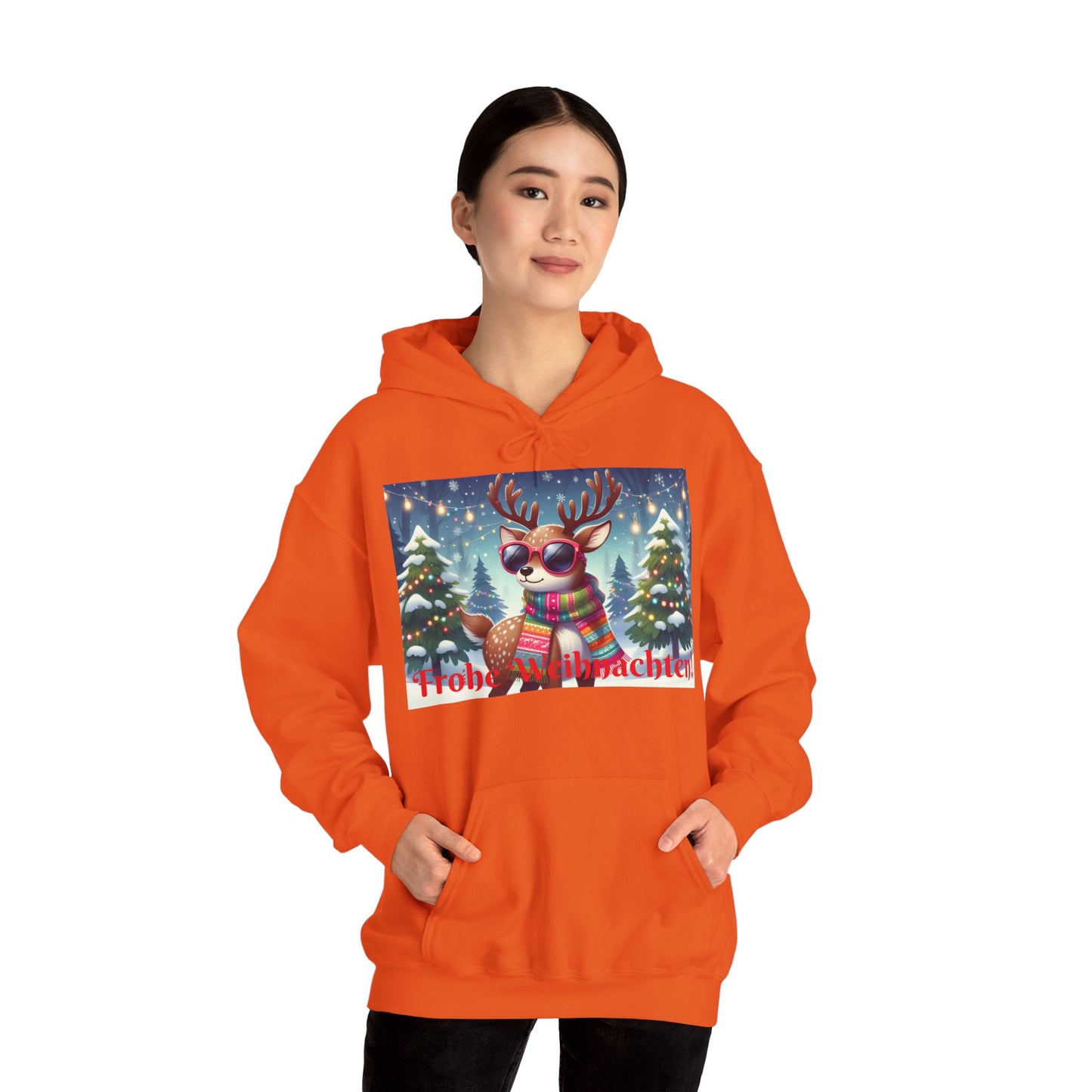 Women's Hooded Sweatshirt - Frohe Weihnachten!